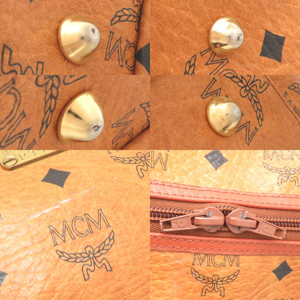 Mcm Brown Pvc Leather (Pre-Owned)