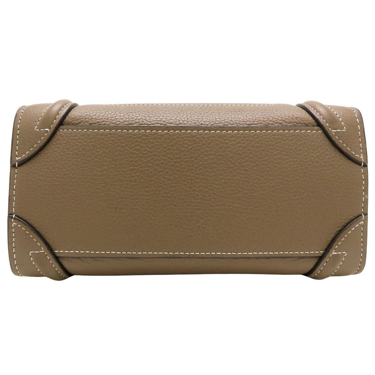 Celine Luggage Grayish Leather Handbag (Pre-Owned)