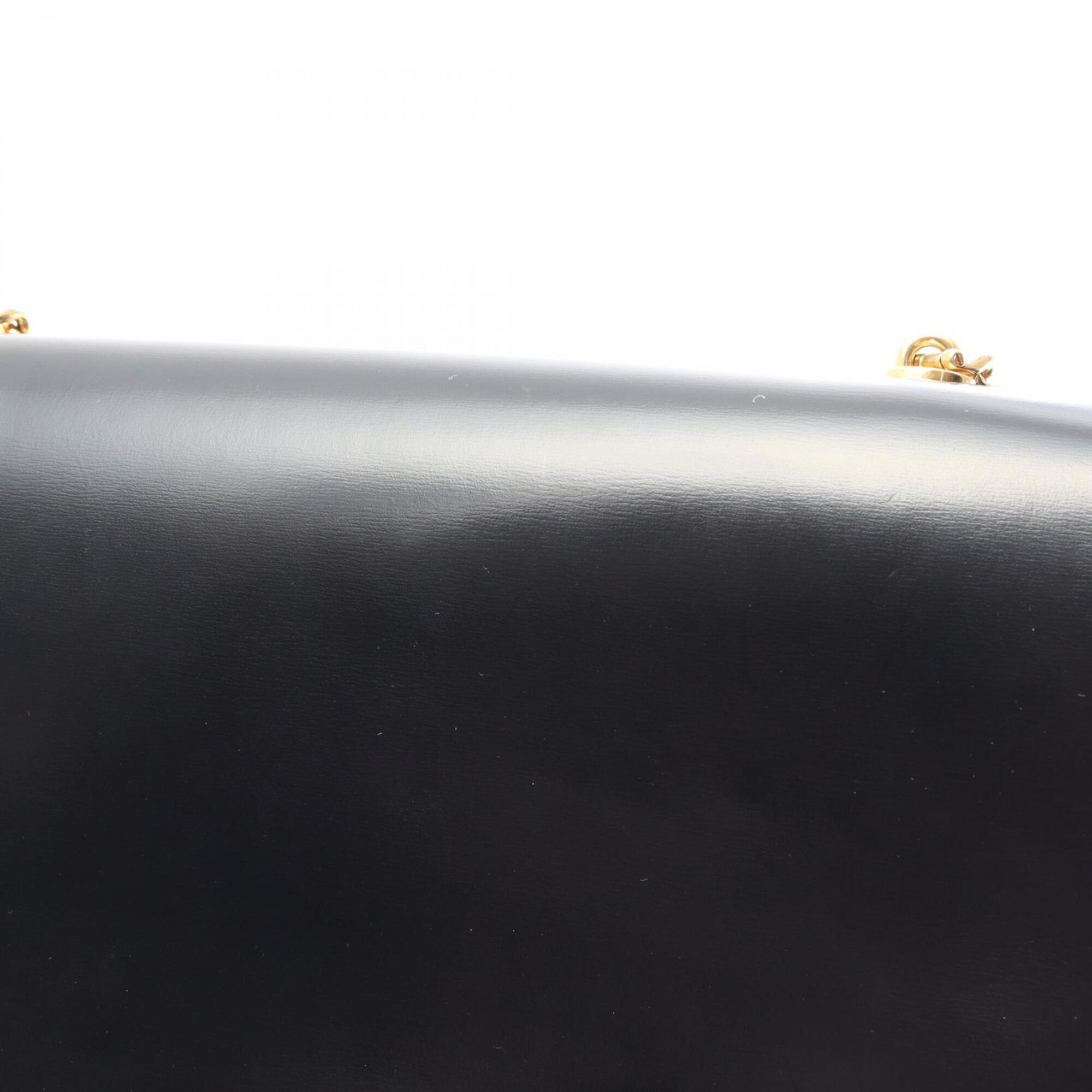 Celine Black Leather Handbag Shoulder Bag (Pre-Owned)