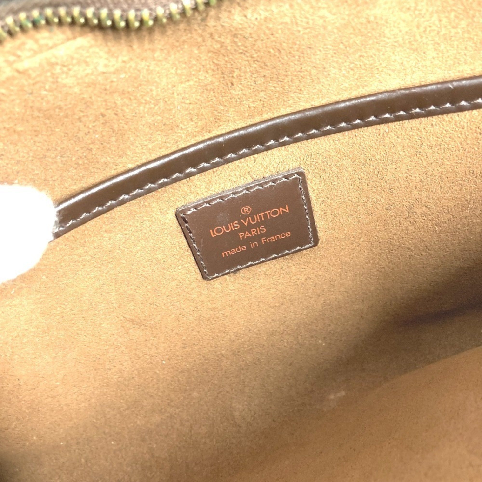 Louis Vuitton Brown Damier Canvas Ebene Damier Canvas Clutch Bag Pouch (Pre-Owned)
