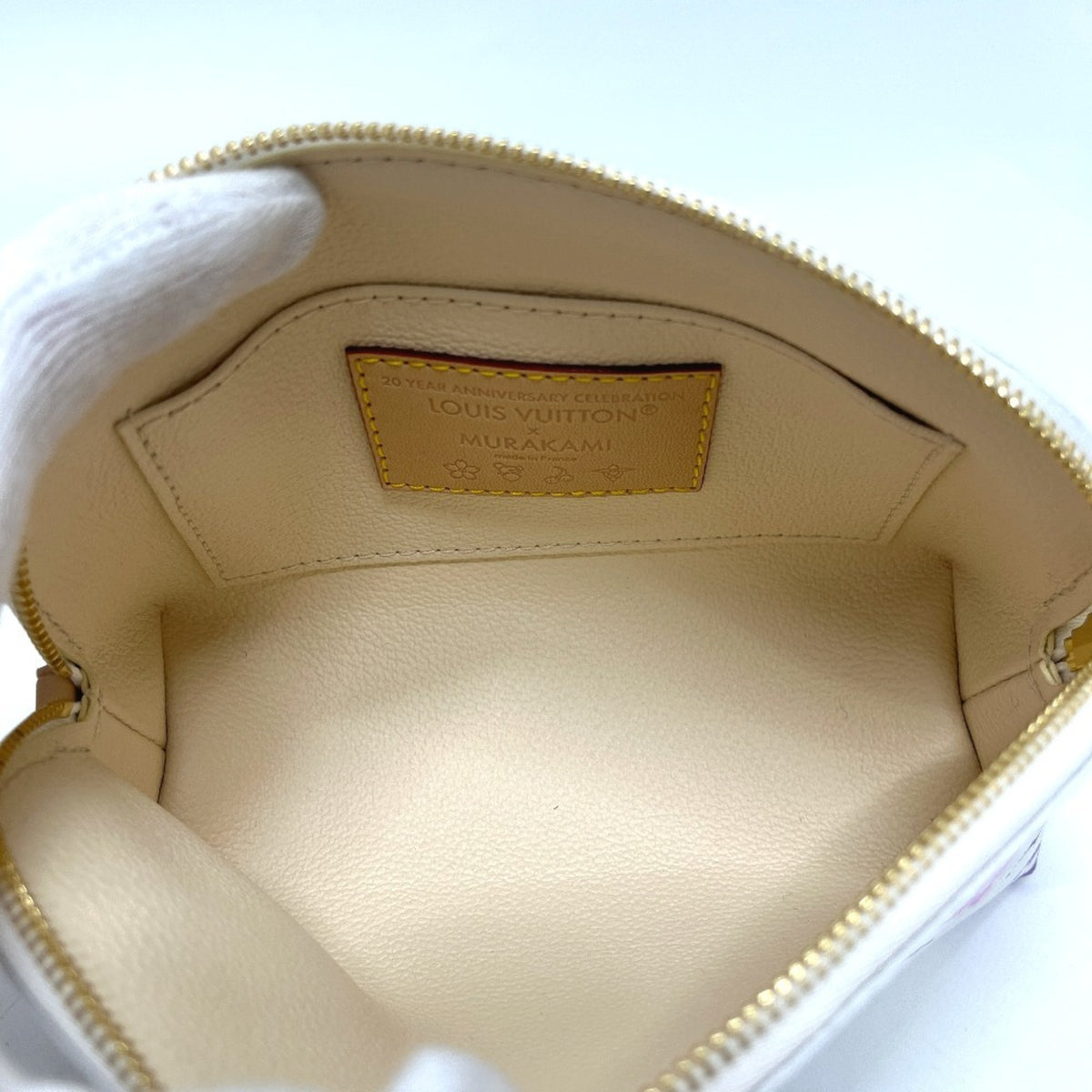 Louis Vuitton Blanc Monogram Multicolore Handbag Pochette Pouch (Pre-Owned)