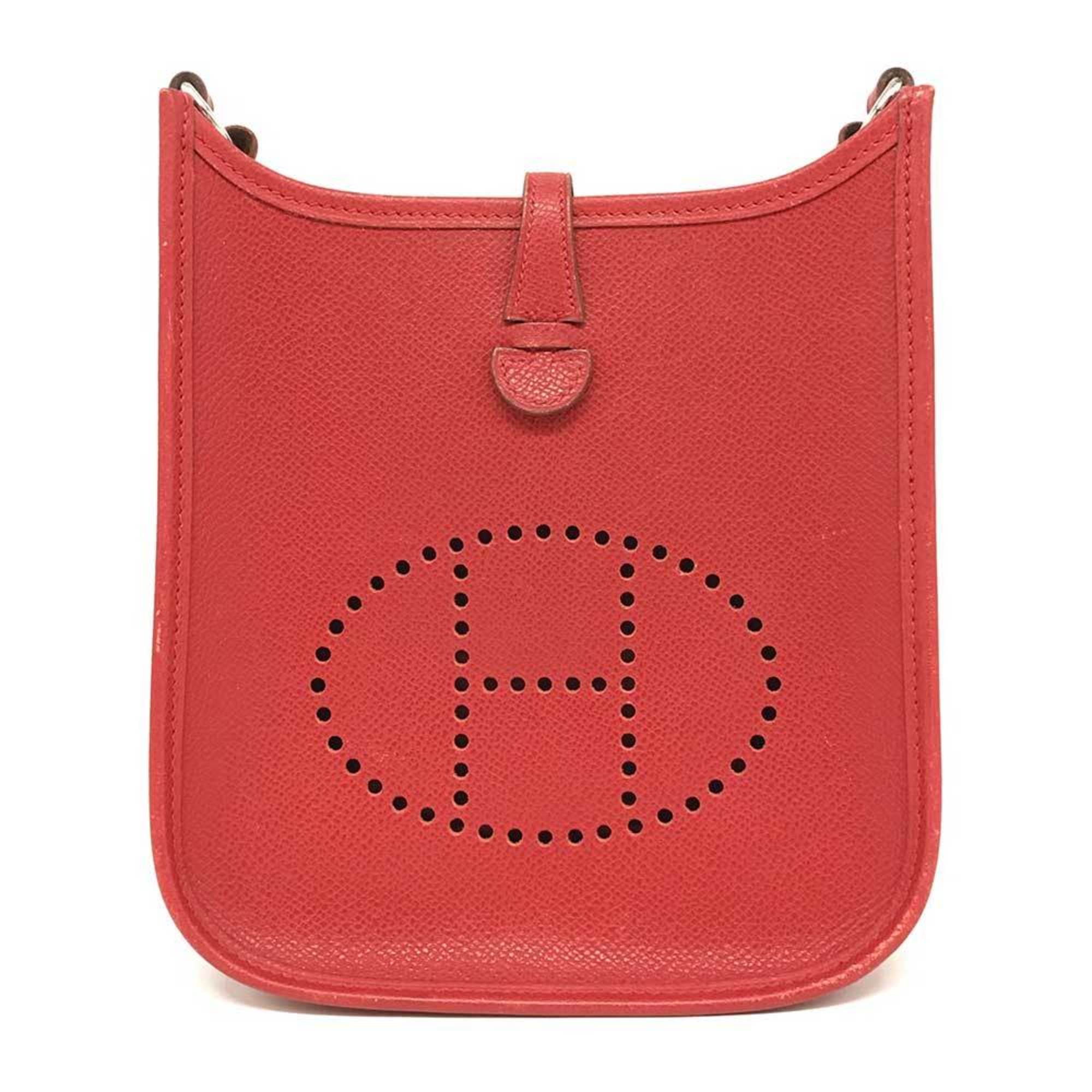 Hermes Red Color Pochette Shoulder Bag (Pre-Owned)