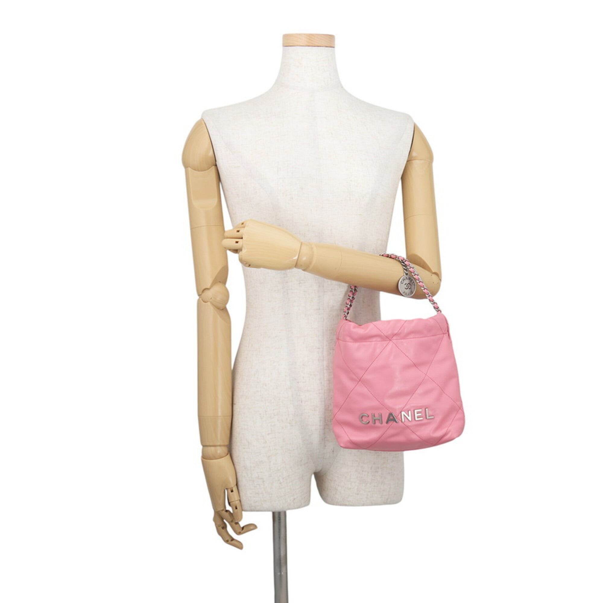 Chanel Pink Handbag Shoulder Bag (Pre-Owned)