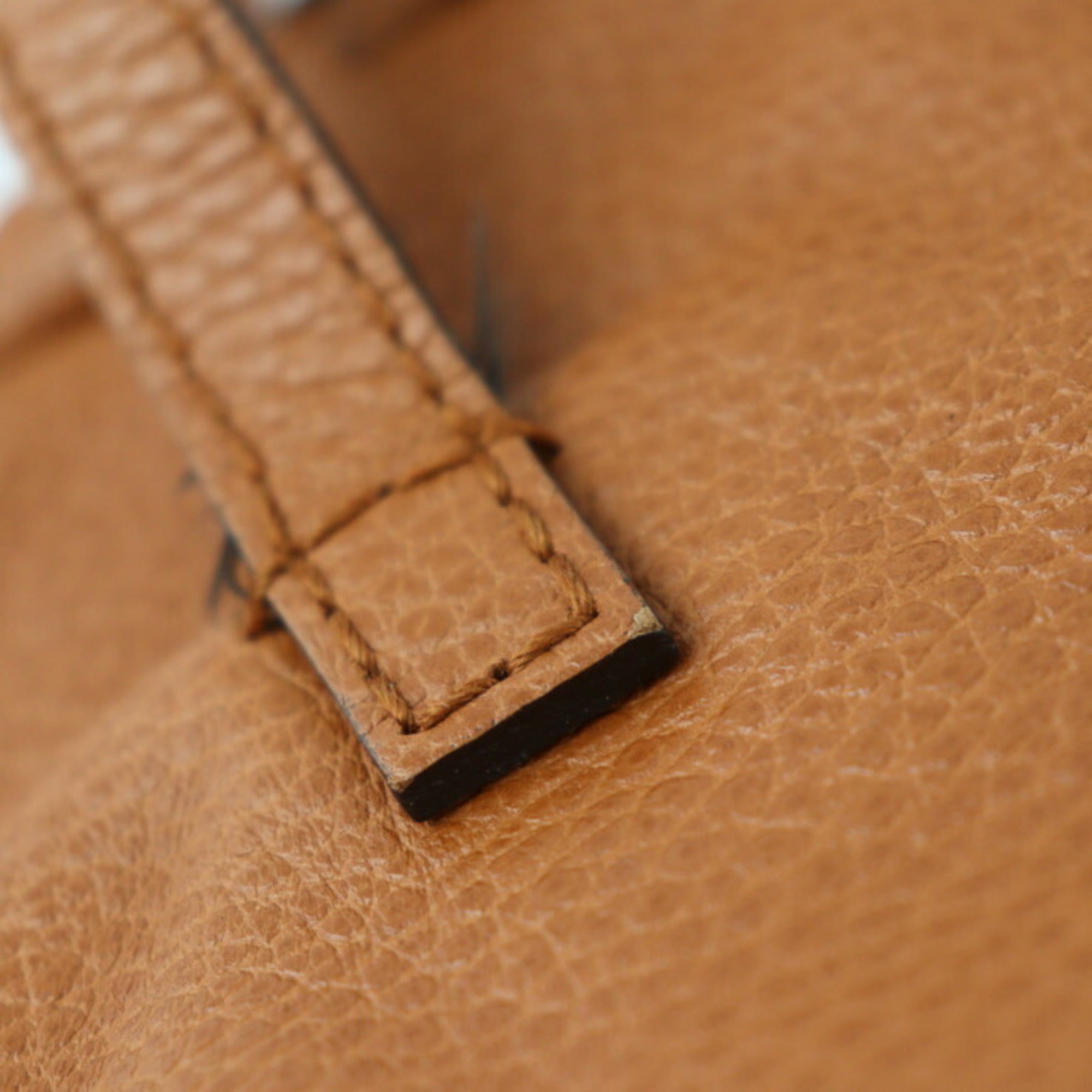 Gucci Brown Leather Handbag Shoulder Bag Tote Bag (Pre-Owned)