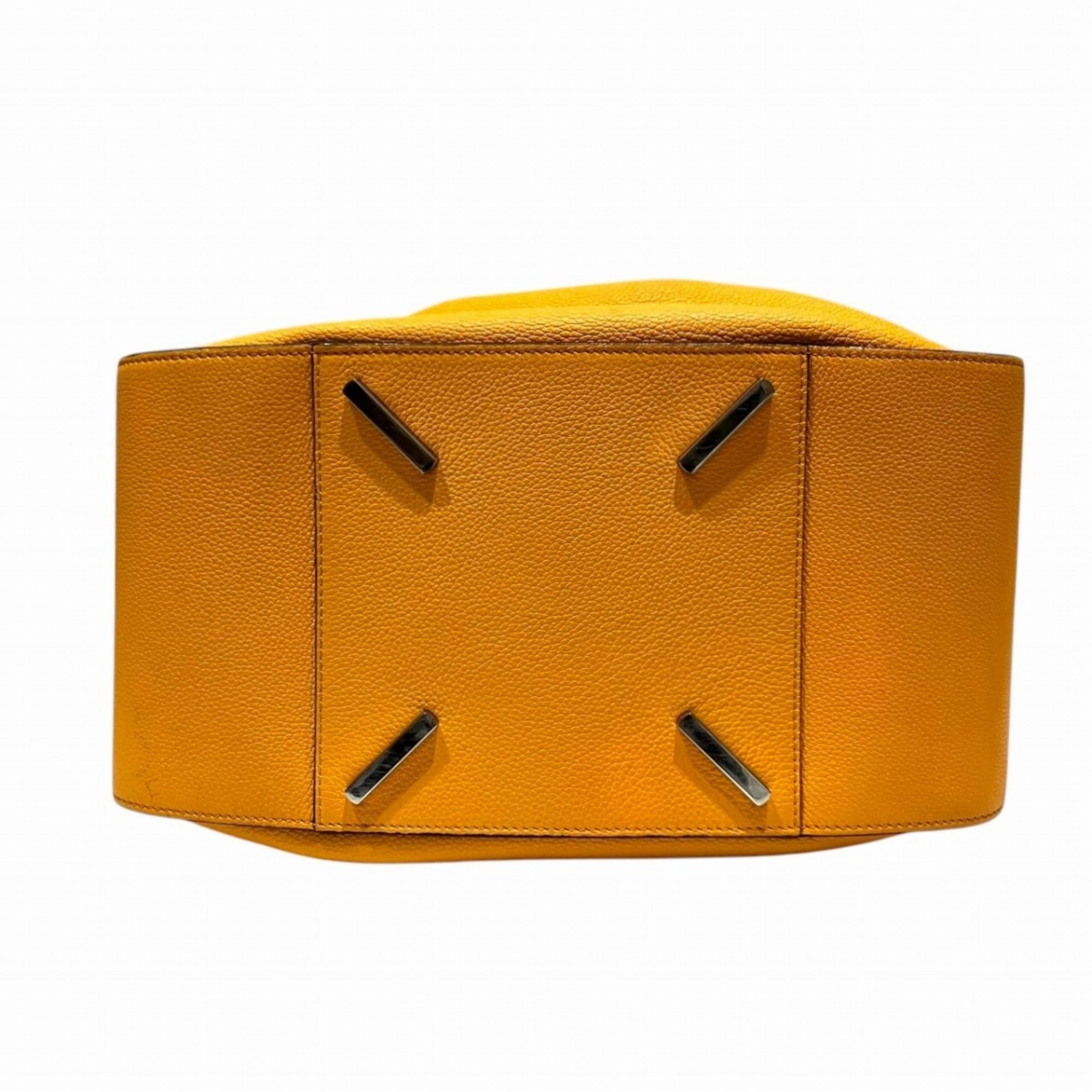 Loewe Orange Leather Handbag (Pre-Owned)
