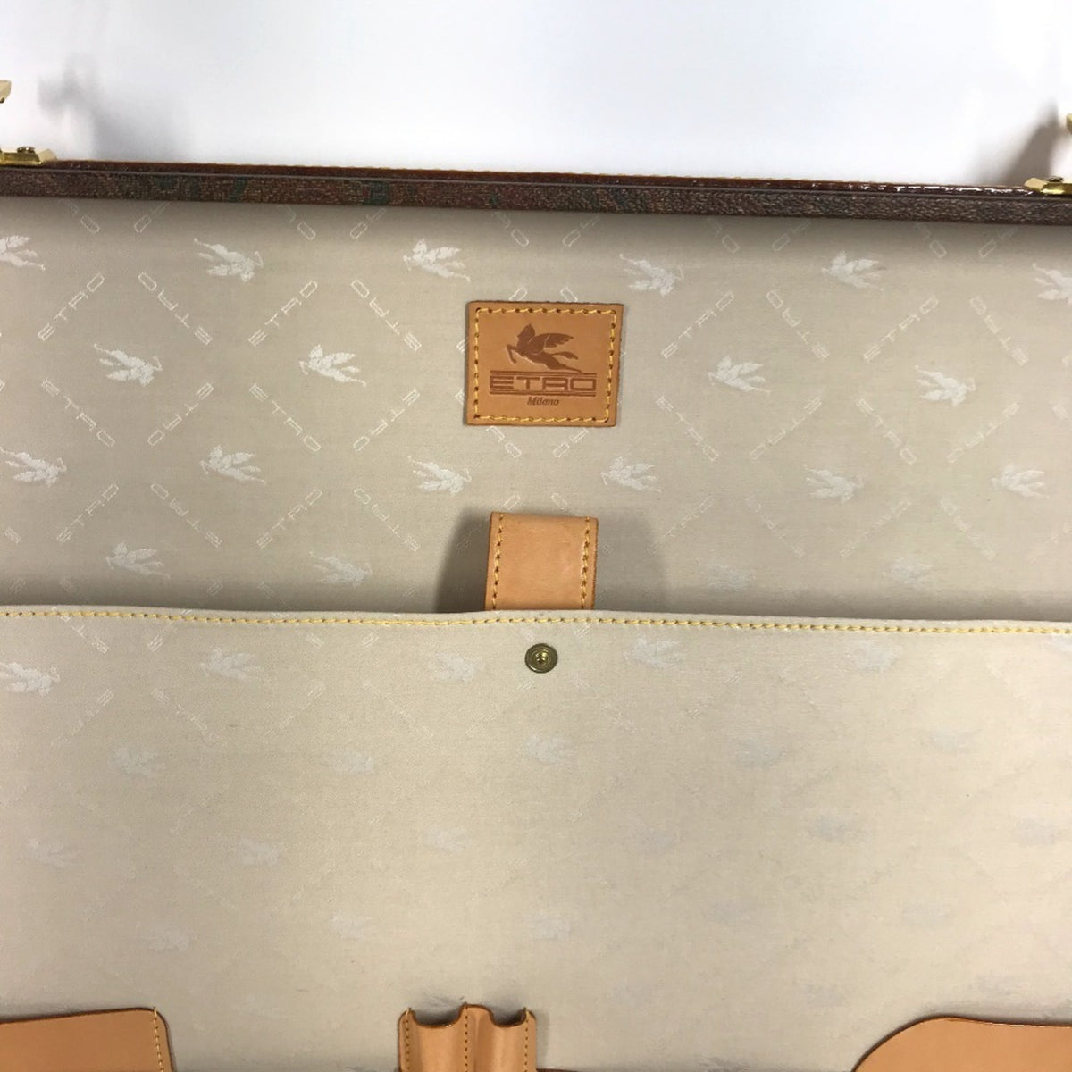 Etro Brown Leather Handbag (Pre-Owned)