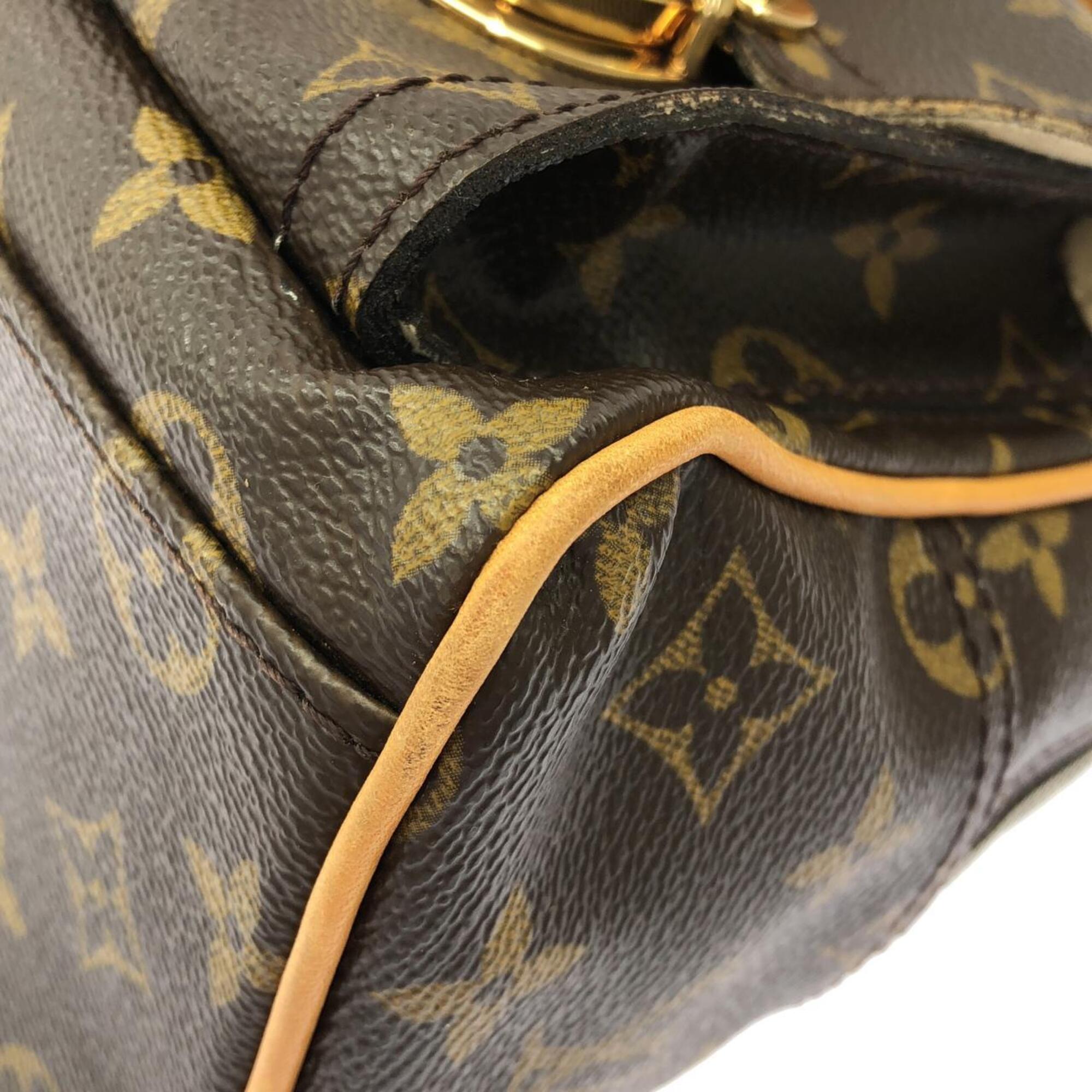 Louis Vuitton Marron Coated Canvas Handbag (Pre-Owned)