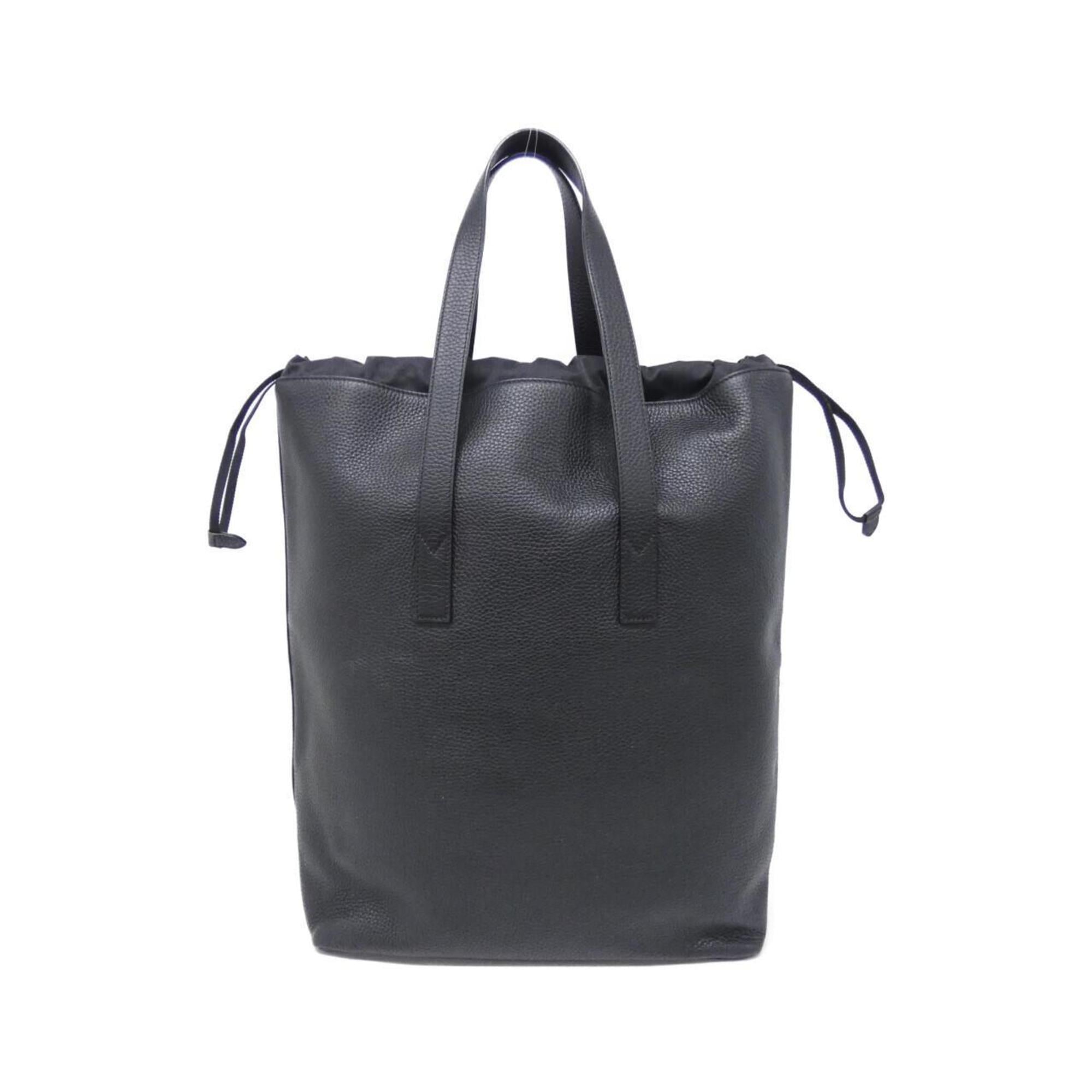 Louis Vuitton Black Leather Shoulder Bag (Pre-Owned)
