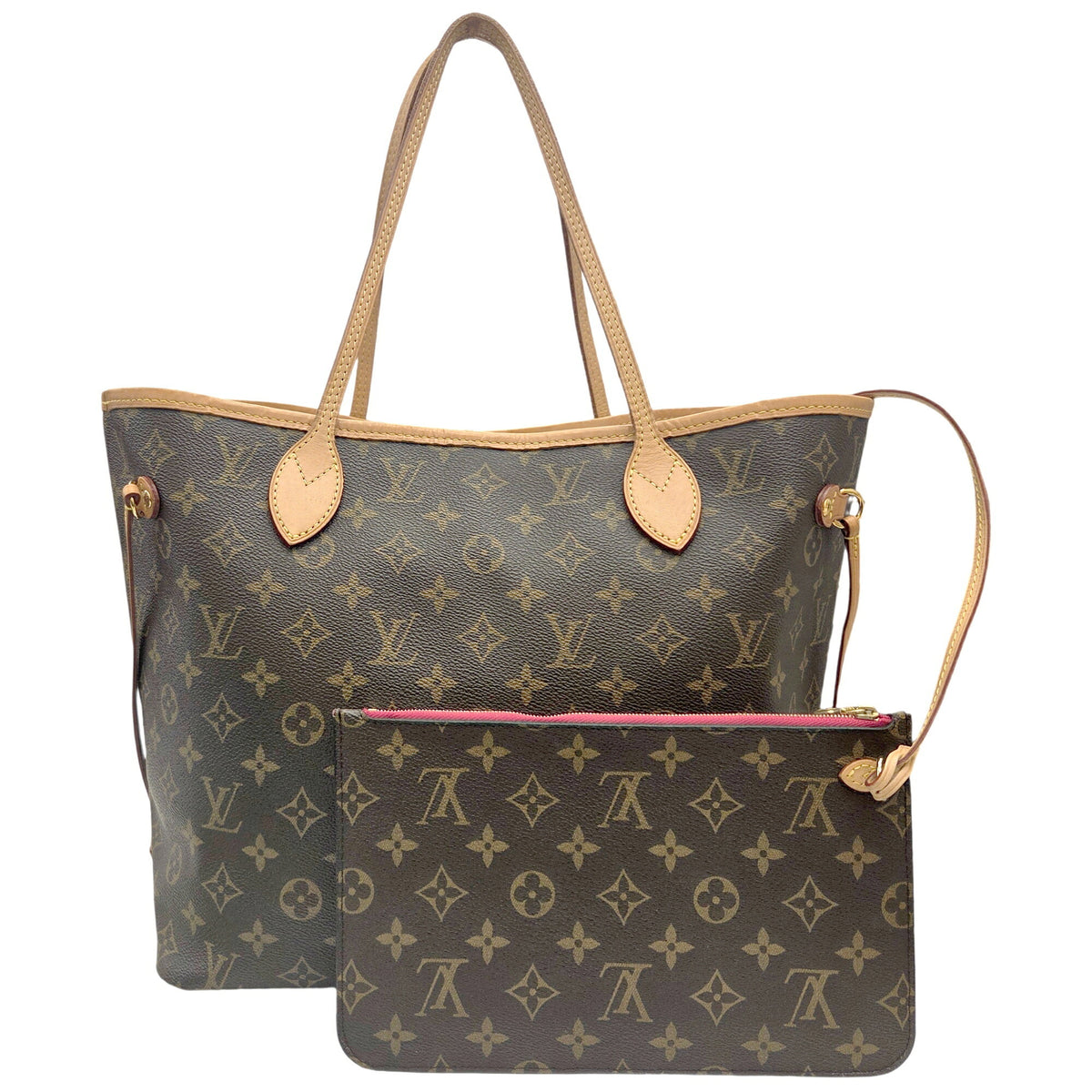 Louis Vuitton Monogram Brown Monogram Pivoine Monogram Pouch Tote Bag (Pre-Owned)