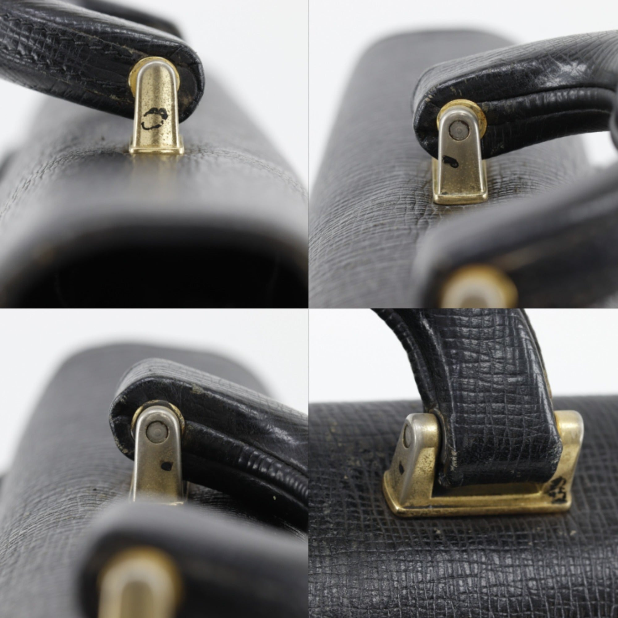 Bally Black Leather Briefcase (Pre-Owned)