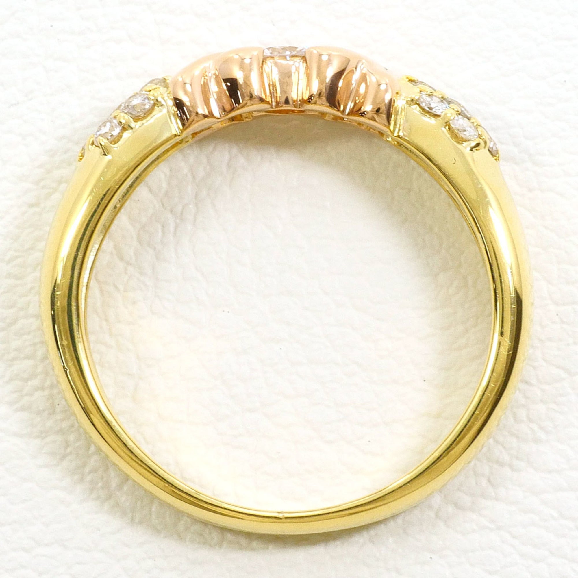 Unbranded Pink Gold Yellow Gold Yellow Gold (18K) Pink Gold (18K) Band Ring (Pre-Owned)