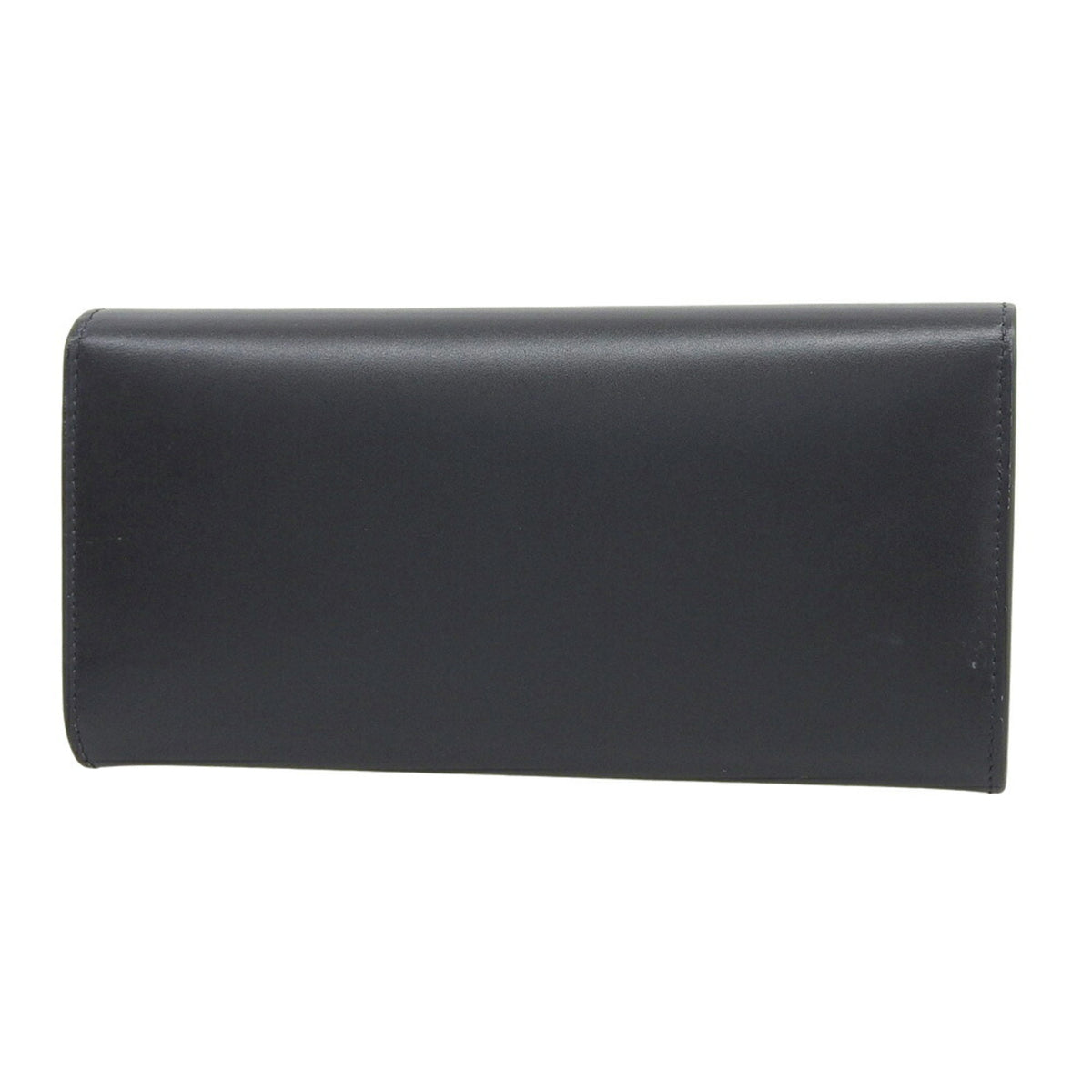 Cartier Black Leather Long Wallet (Bi-Fold) (Pre-Owned)