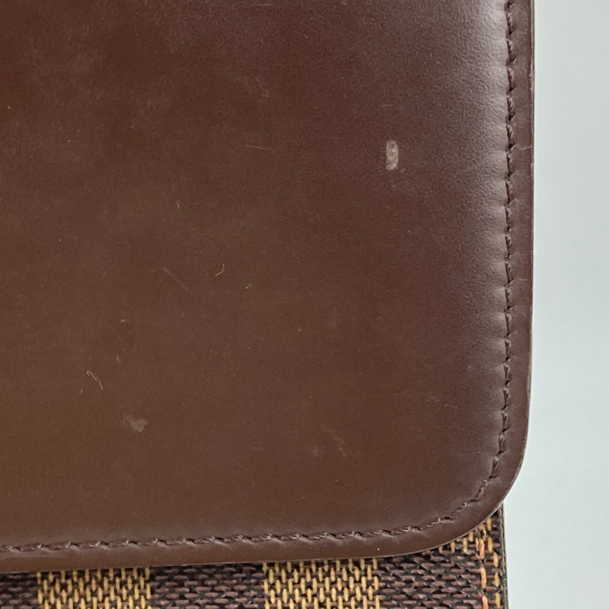 Louis Vuitton Damier Brown Ebene Damier Canvas Briefcase (Pre-Owned)