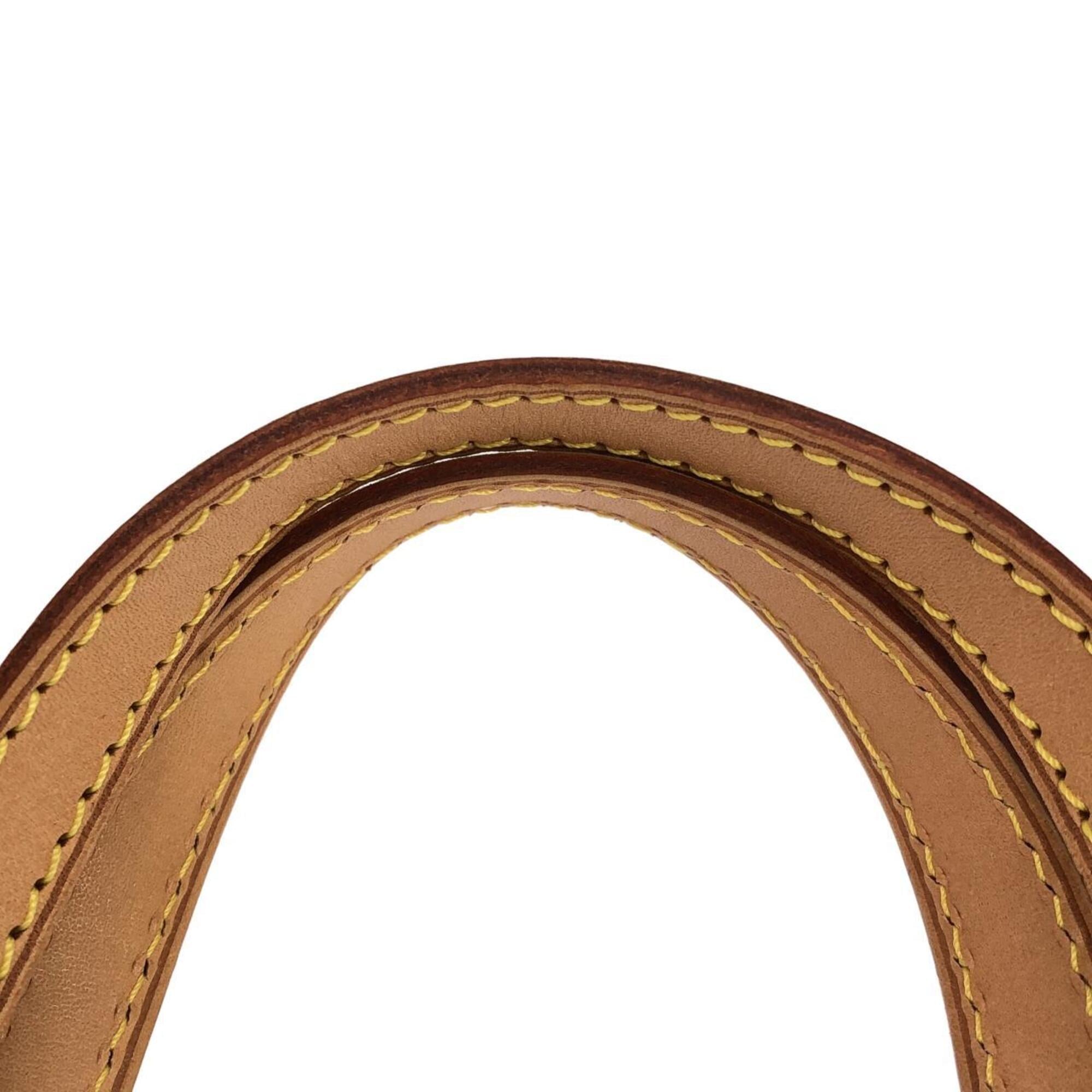 Louis Vuitton Monogram Marron Coated Canvas Shoulder Bag (Pre-Owned)