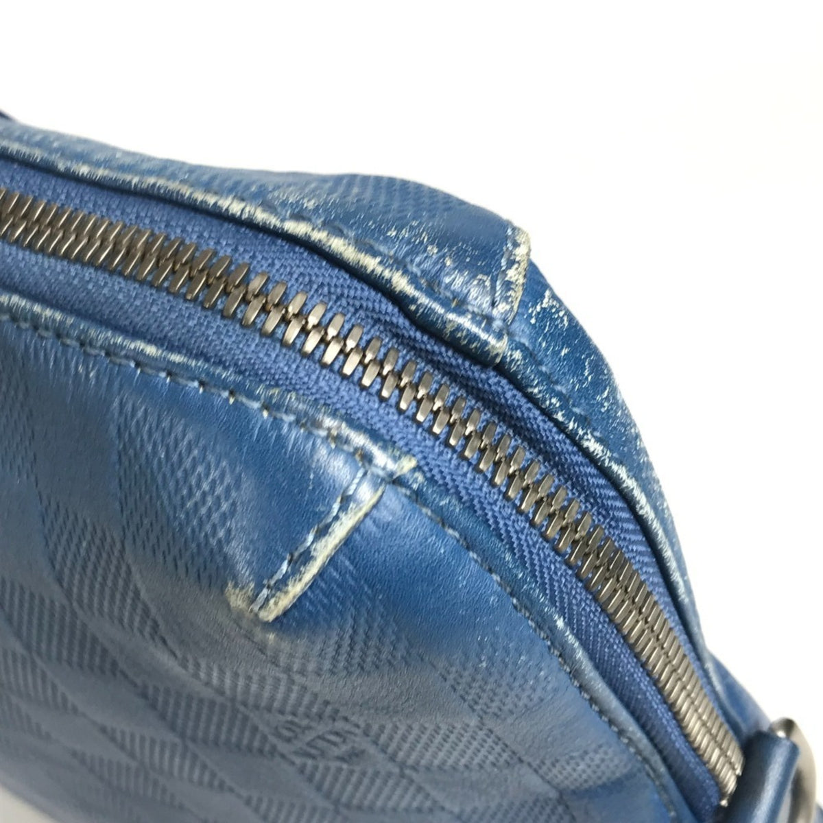 Louis Vuitton Blue Damier Infini Leather Briefcase Handbag (Pre-Owned)