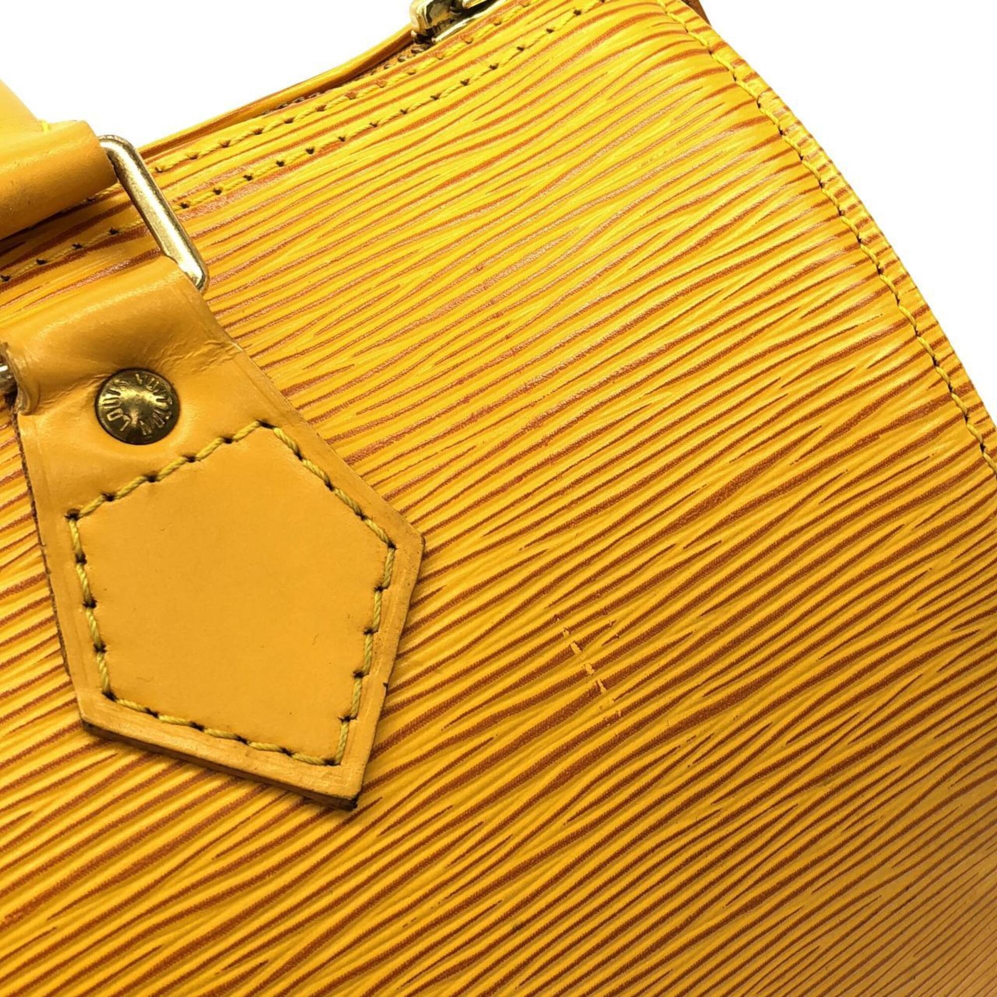 Louis Vuitton Yellow Leather Boston Bag (Pre-Owned)
