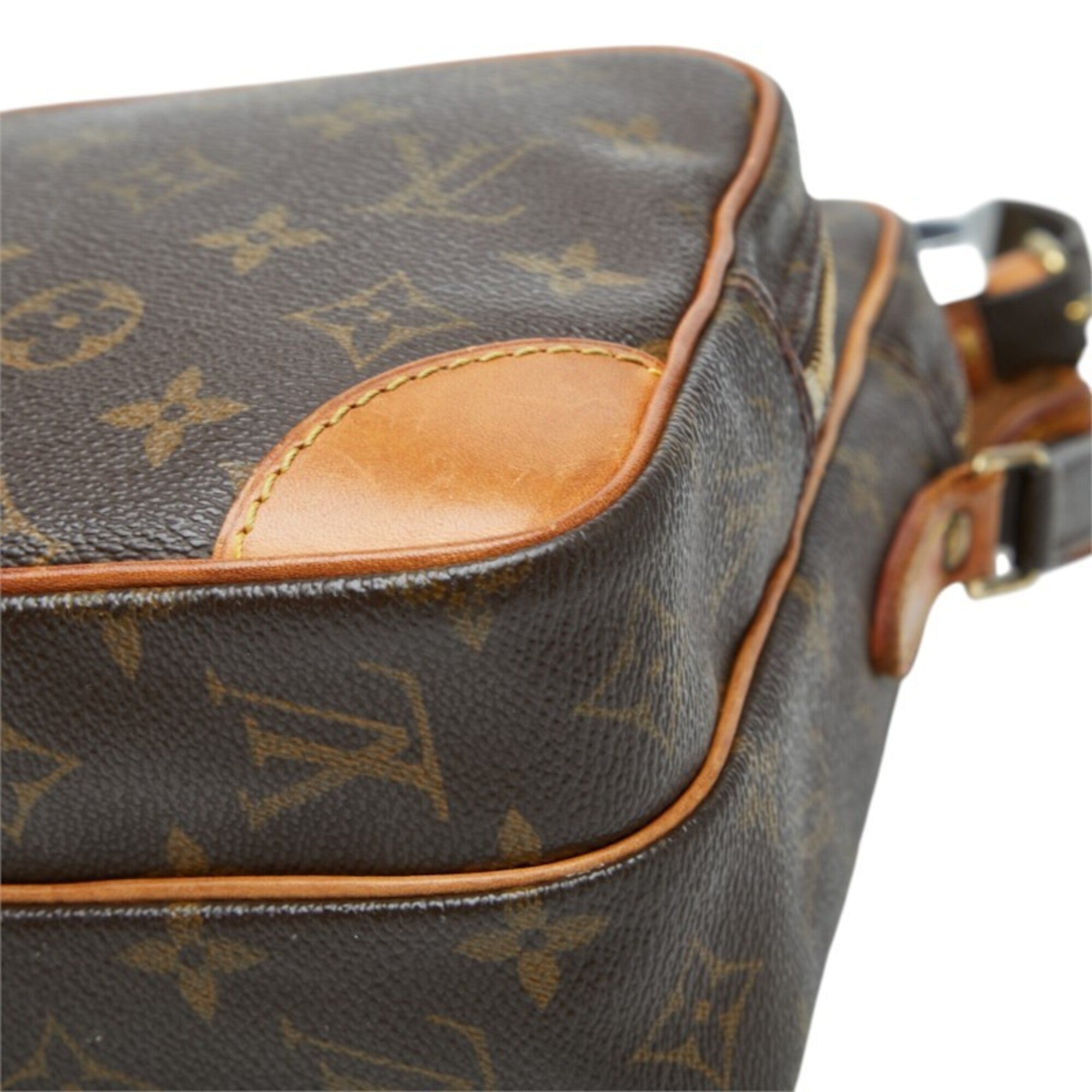 Louis Vuitton Brown Pvc Leather Shoulder Bag (Pre-Owned)