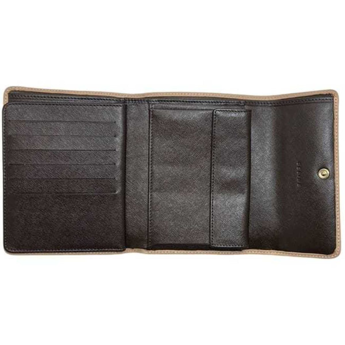 Celine Brown Pvc Leather Wallet (Tri-Fold) (Pre-Owned)