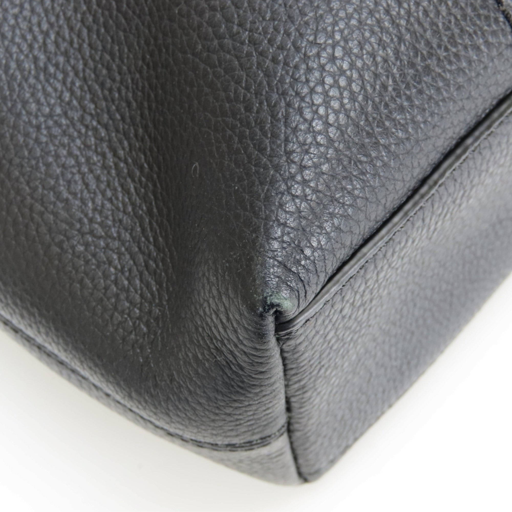 Coach Black Leather Briefcase Tote Bag (Pre-Owned)