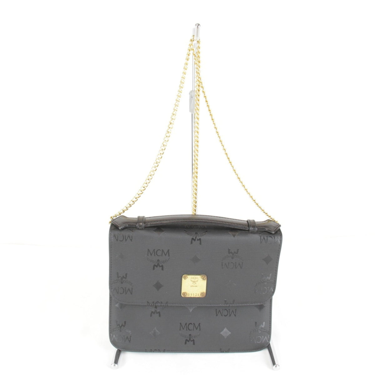 Mcm Black Pvc Shoulder Bag (Pre-Owned)