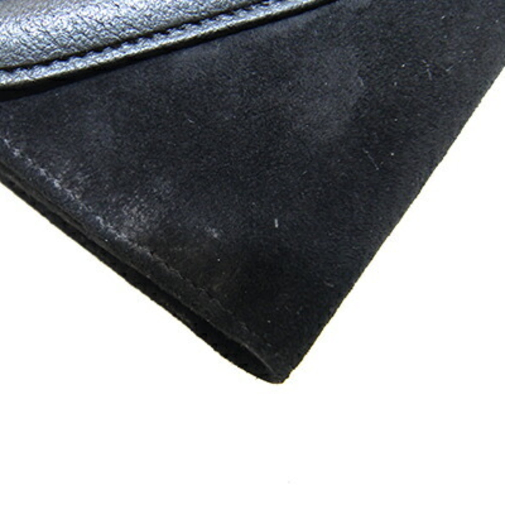 Gucci Black Suede Leather Wallet (Bi-Fold) (Pre-Owned)