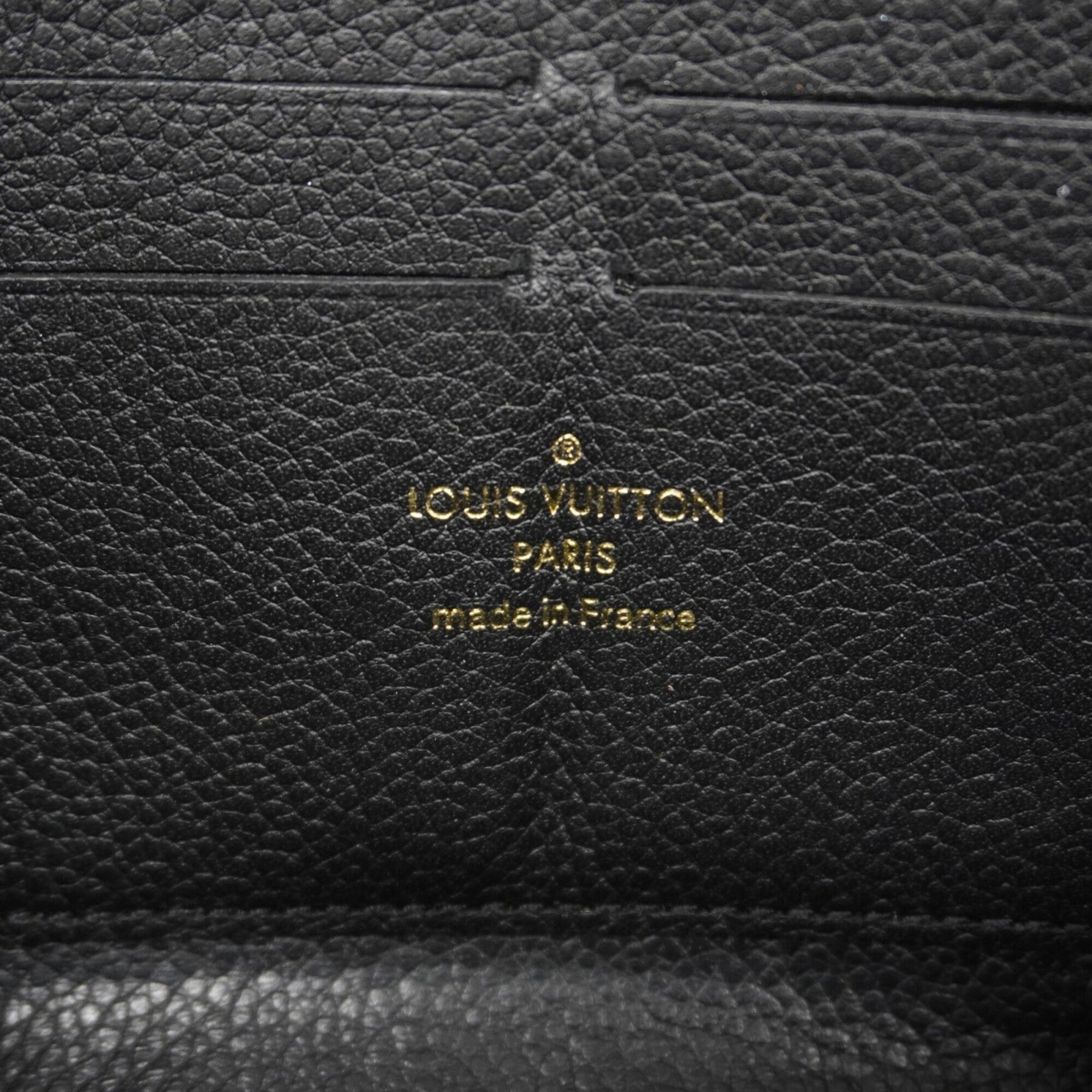 Louis Vuitton Noir Long Wallet (Bi-Fold) (Pre-Owned)