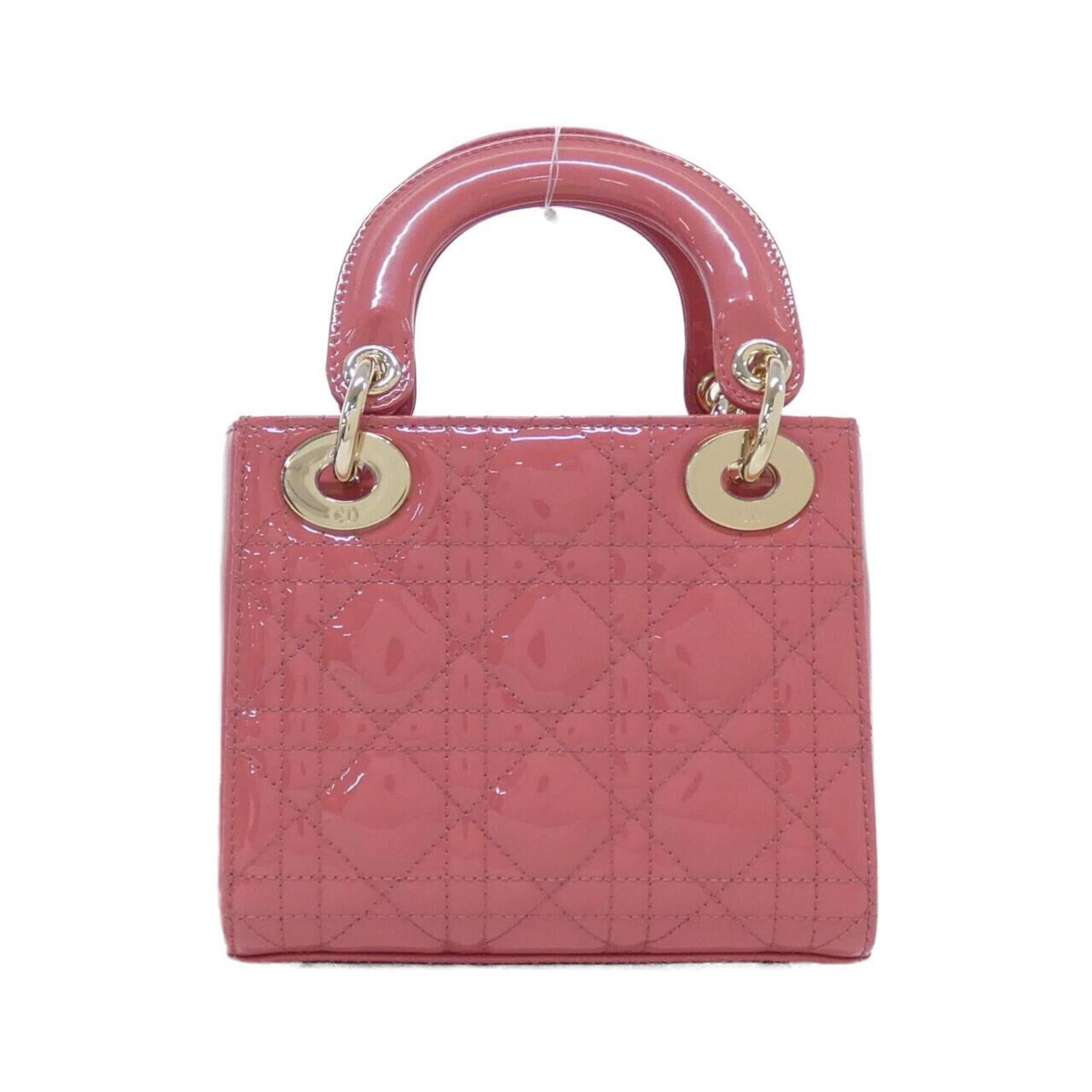 Christian Dior Dusty Pink Leather Handbag (Pre-Owned)