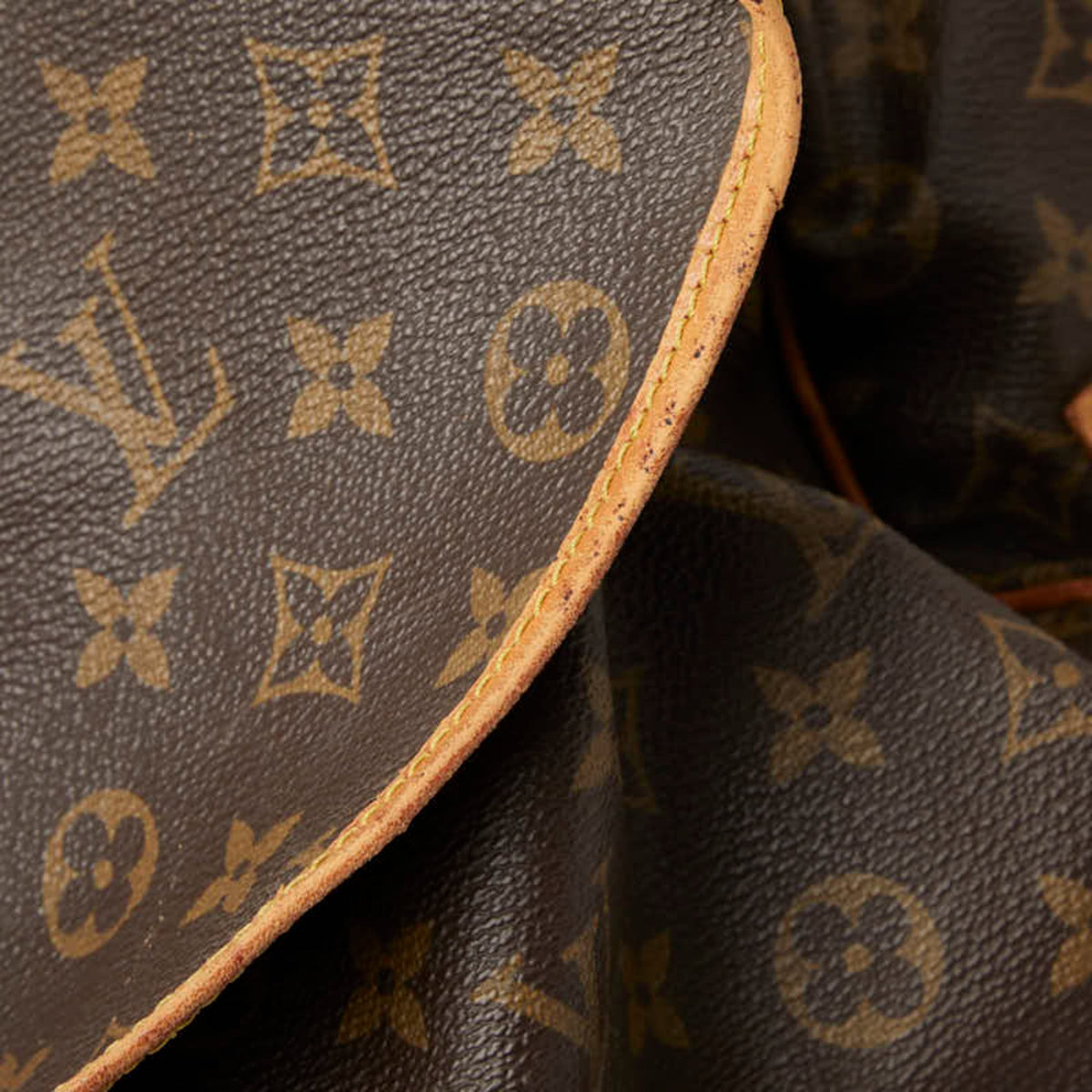 Louis Vuitton Brown Pvc Leather Shoulder Bag (Pre-Owned)