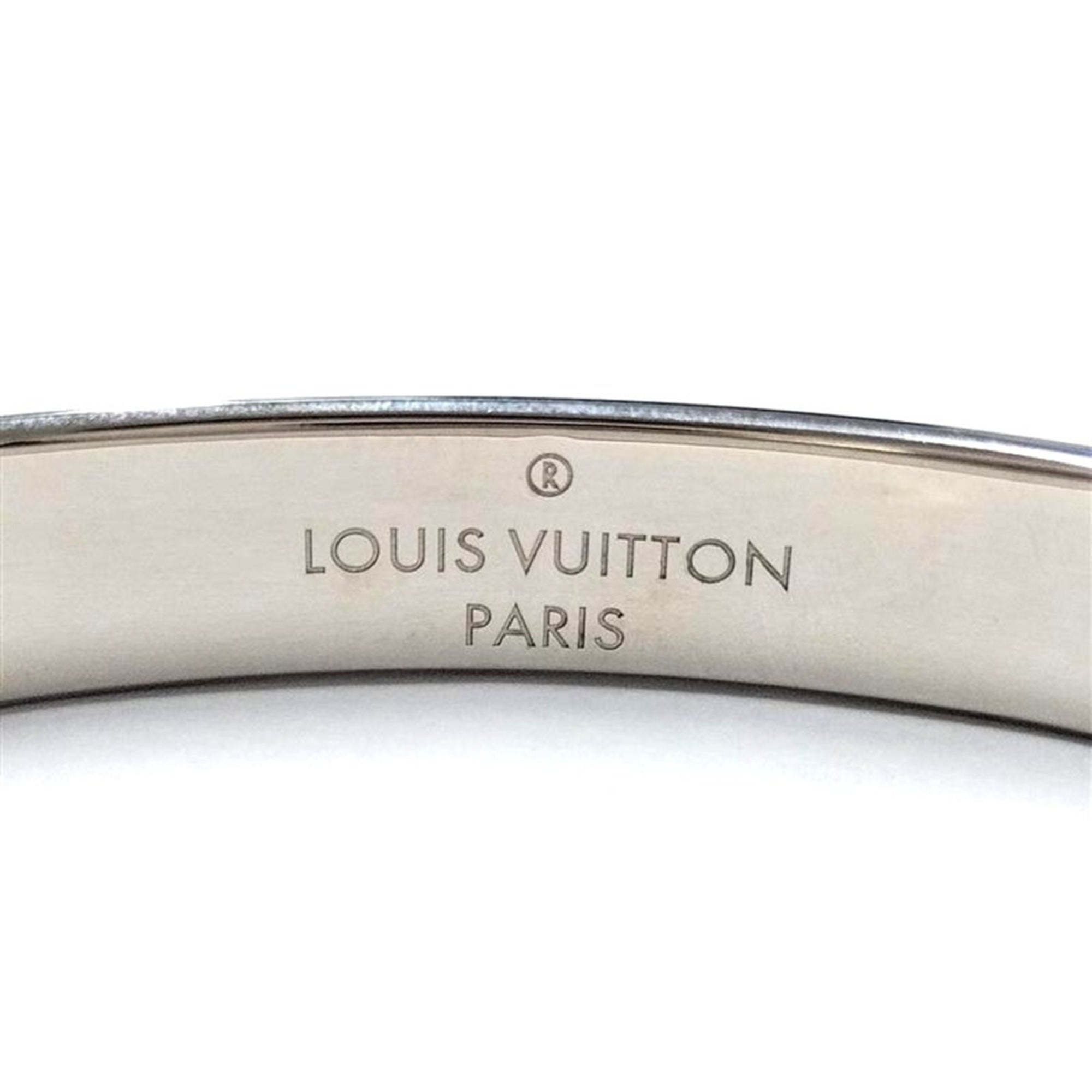 Louis Vuitton Silver Cuff Bracelet (Pre-Owned)