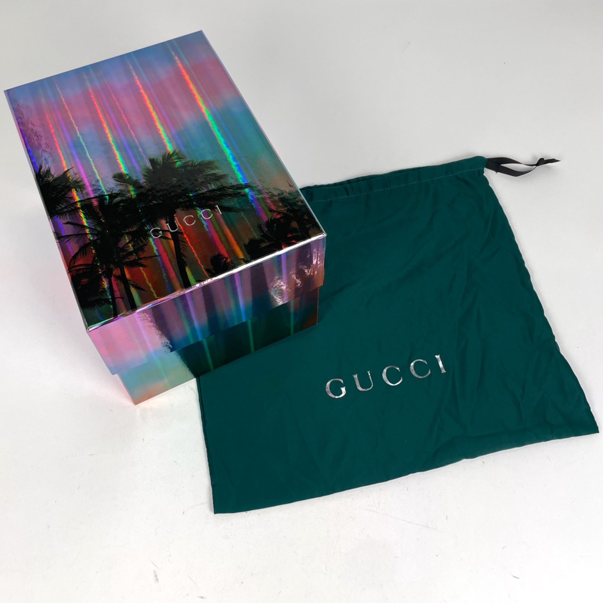 Gucci Beige Red Color Coated Canvas Leather Tote Bag (Pre-Owned)