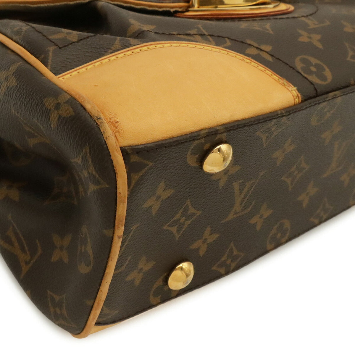 Louis Vuitton Brown Monogram Canvas Handbag Shoulder Bag (Pre-Owned)