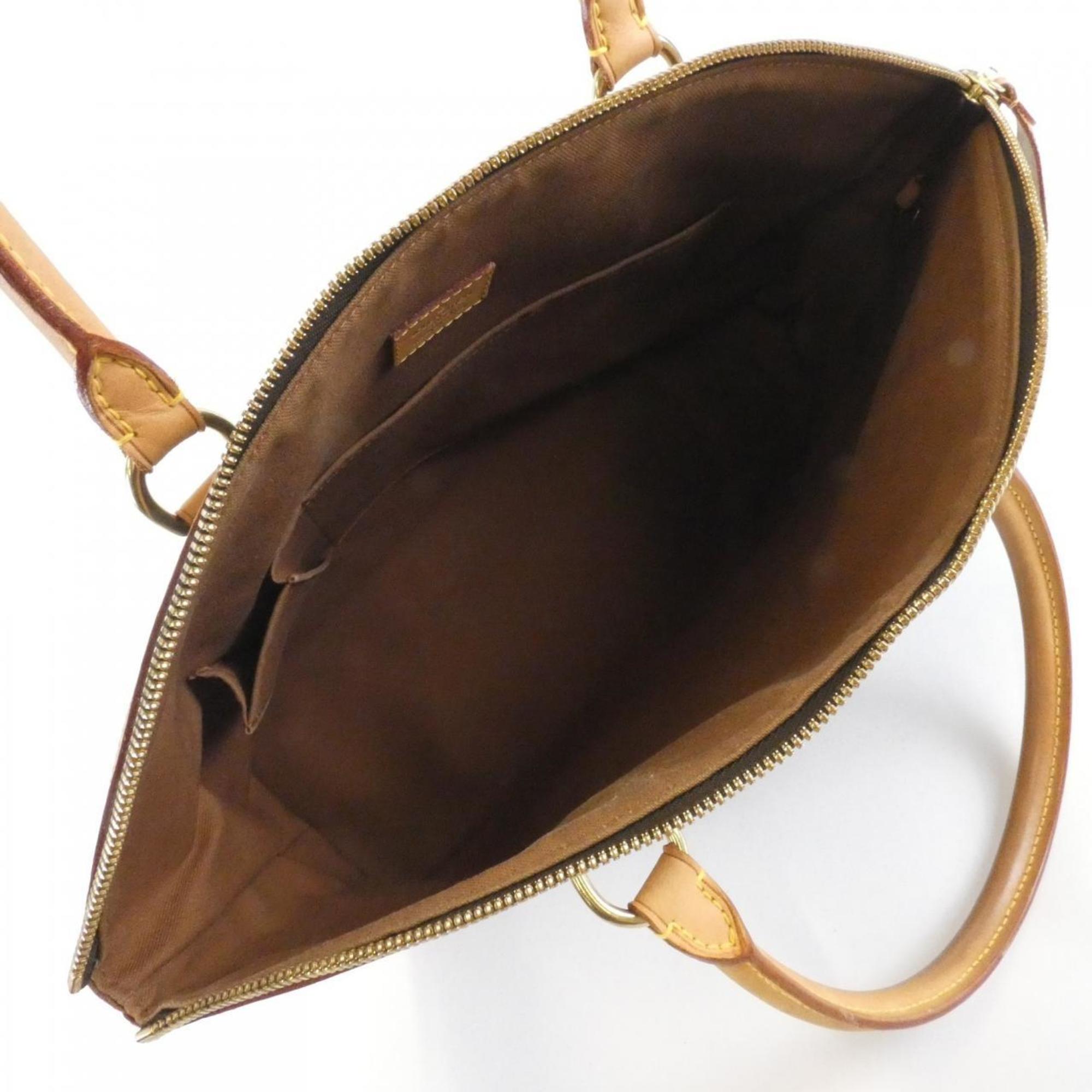 Louis Vuitton Brown Coated Canvas Handbag (Pre-Owned)
