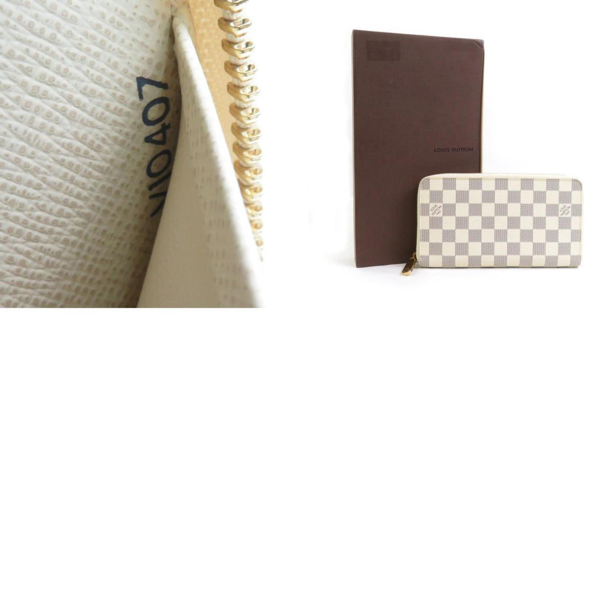 Louis Vuitton Damier Azur Ivory Damier Azur Long Wallet (Bi-Fold) (Pre-Owned)