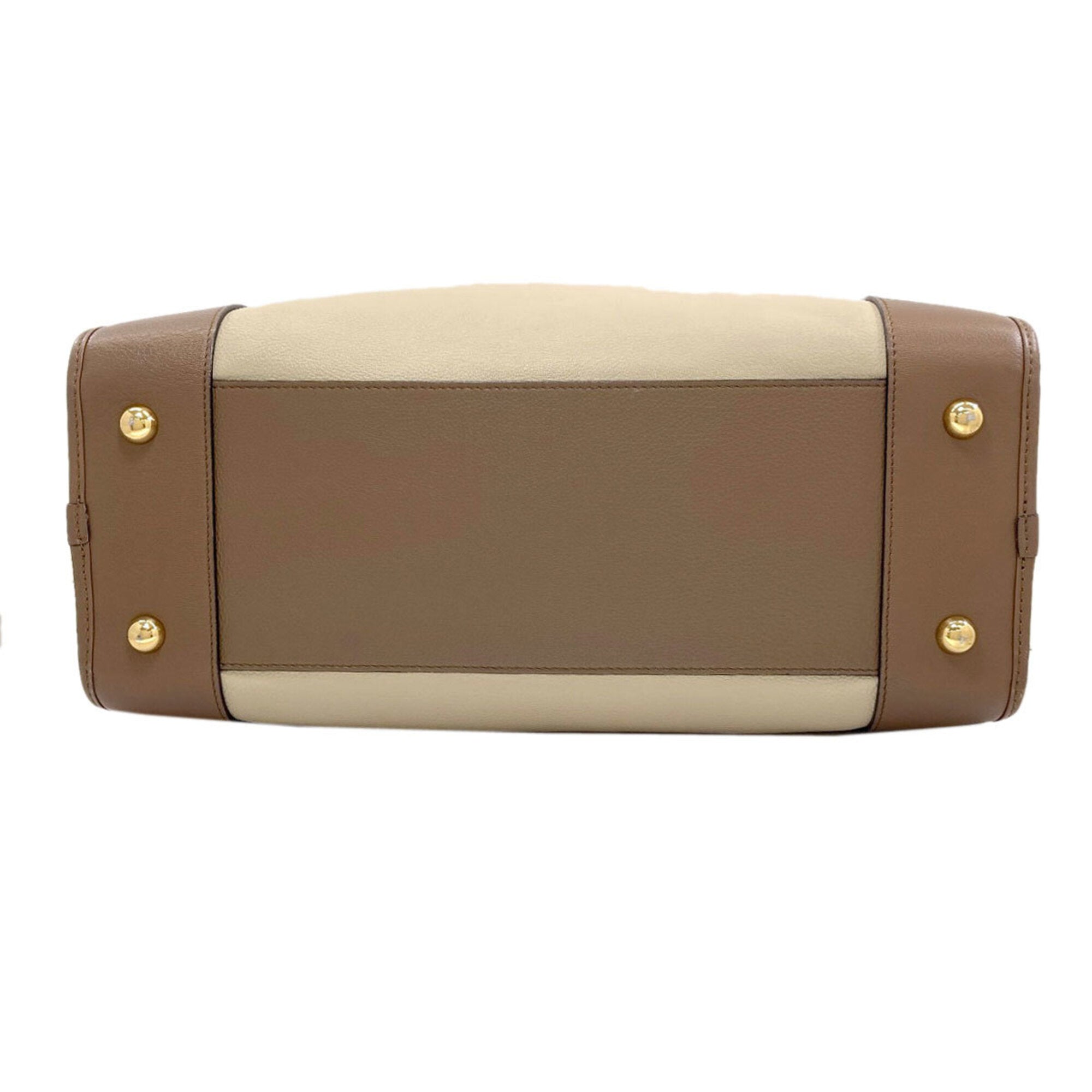 Loewe Beige Leather Handbag (Pre-Owned)