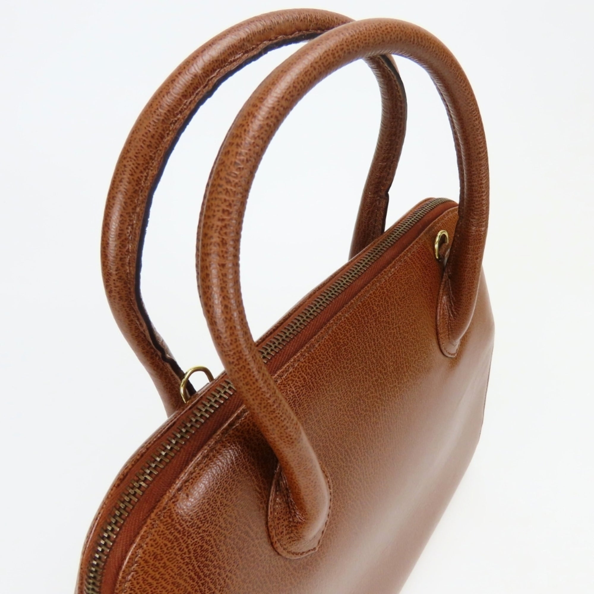 Salvatore Ferragamo Brown Leather Handbag (Pre-Owned)