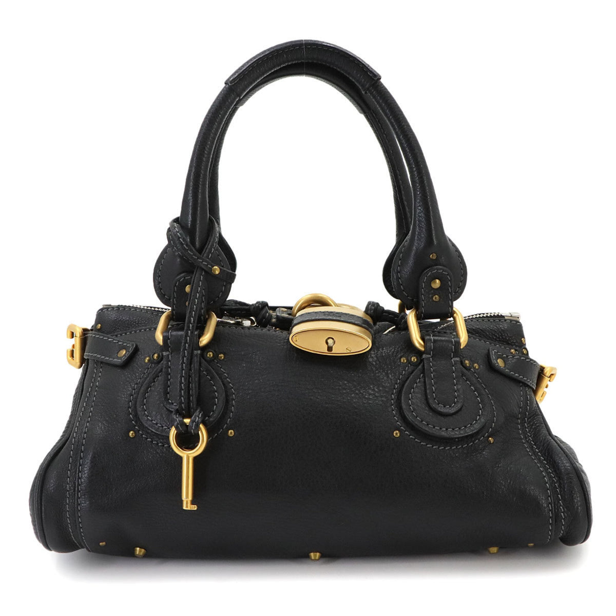 Chloé Black Leather Handbag (Pre-Owned)