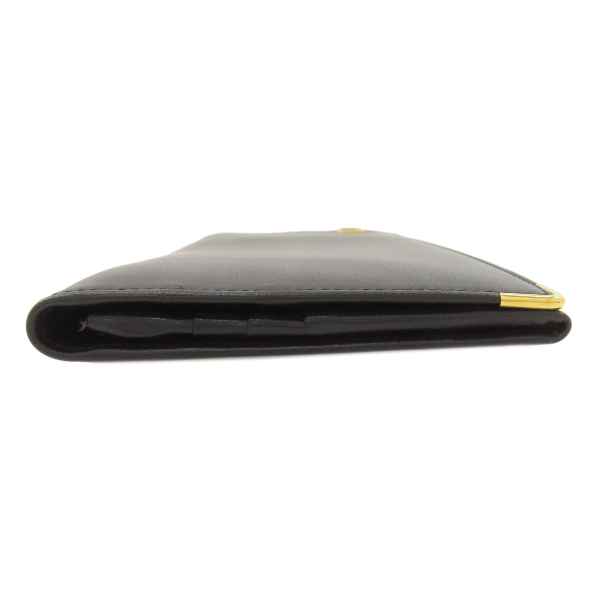 Dunhill Black Leather Long Wallet (Bi-Fold) (Pre-Owned)