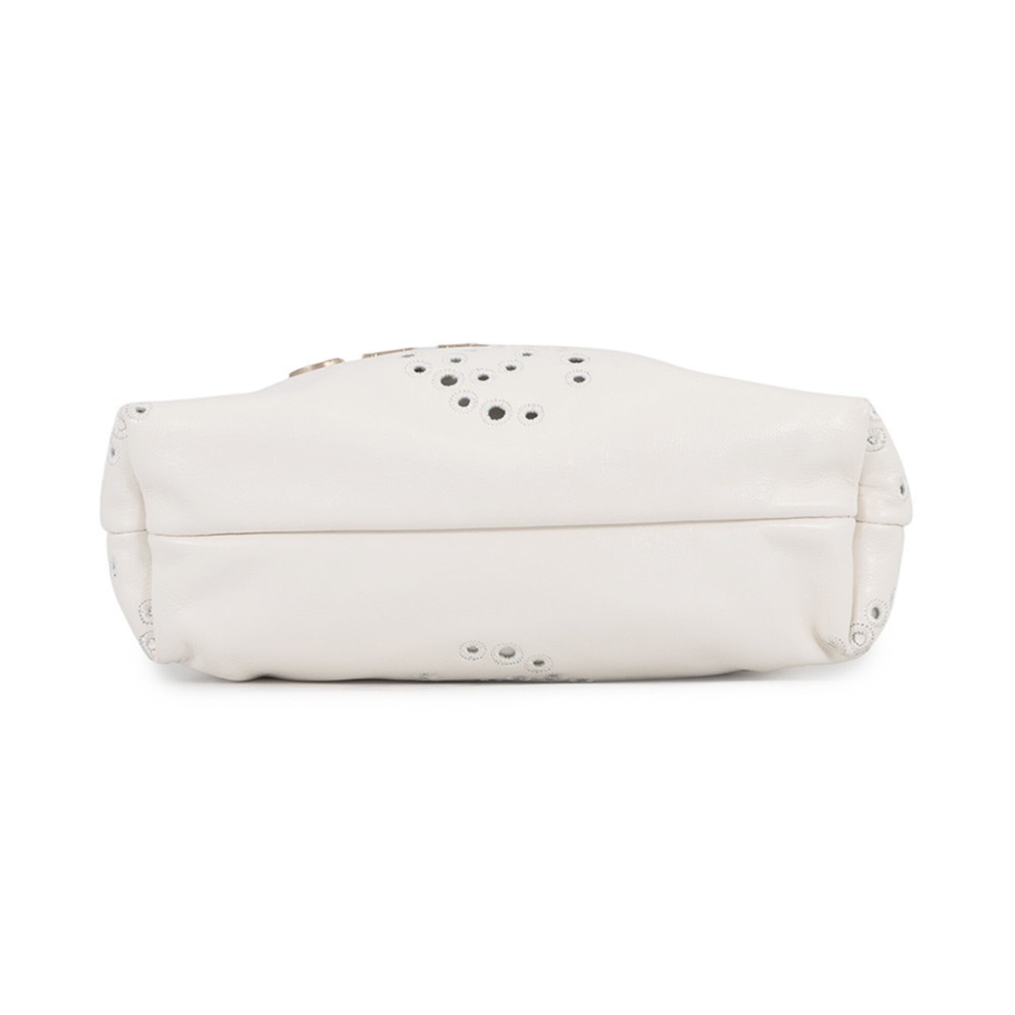 Chanel White Leather Handbag (Pre-Owned)
