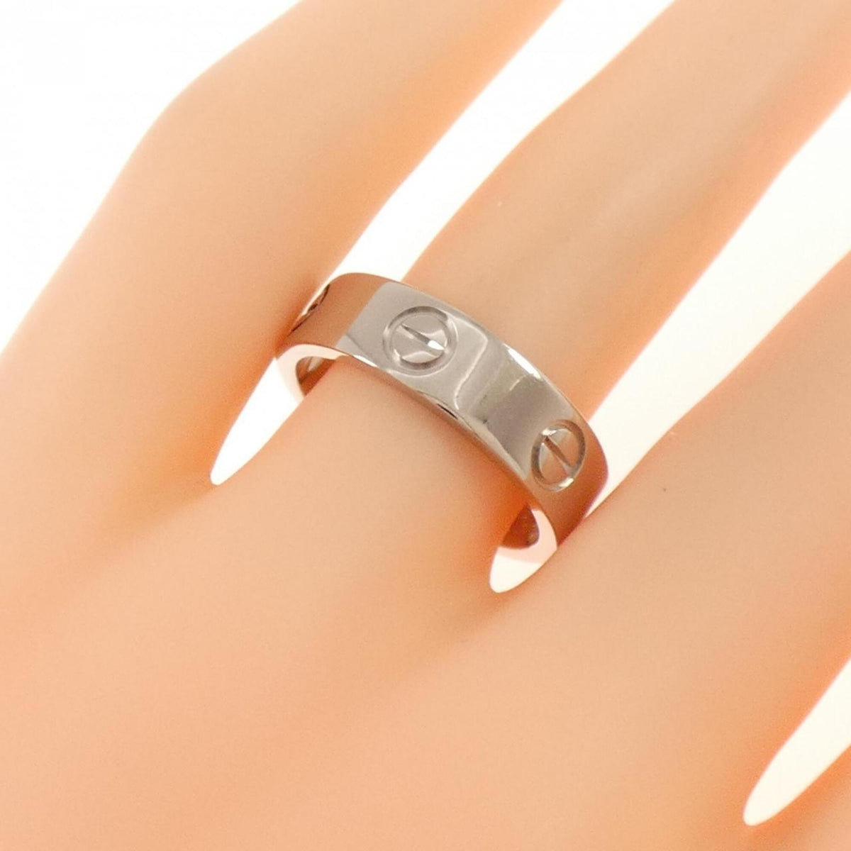 Cartier White Gold (18K) Band Ring (Pre-Owned)