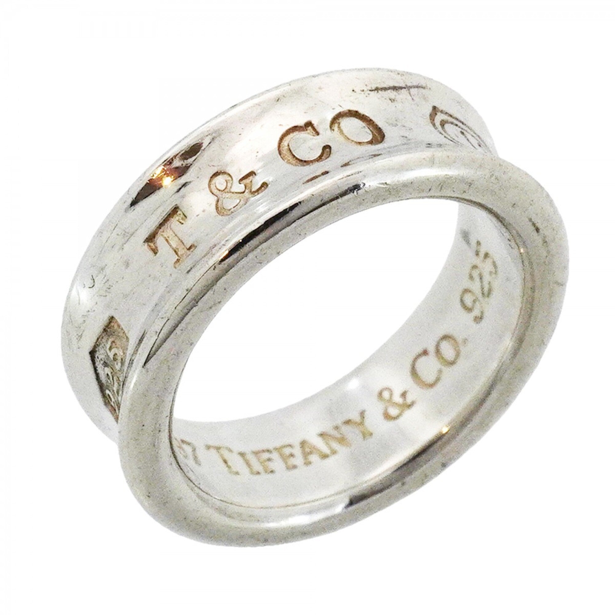 Tiffany Silver 925 Band Ring (Pre-Owned)