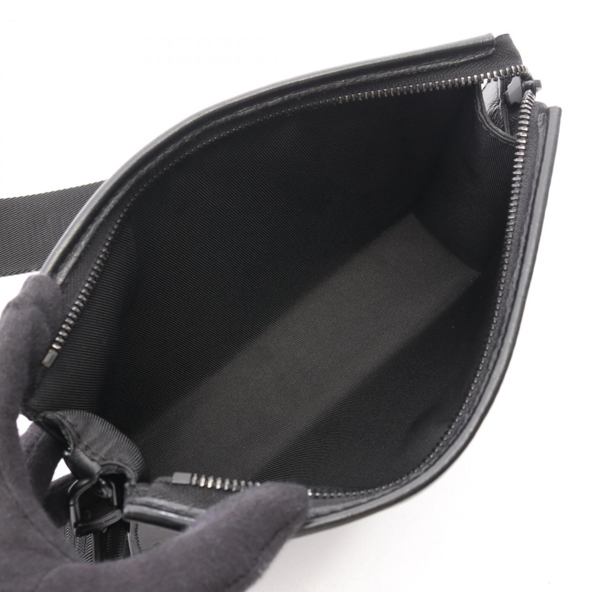 Louis Vuitton Black Noir Monogram Shadow Handbag Shoulder Bag (Pre-Owned)