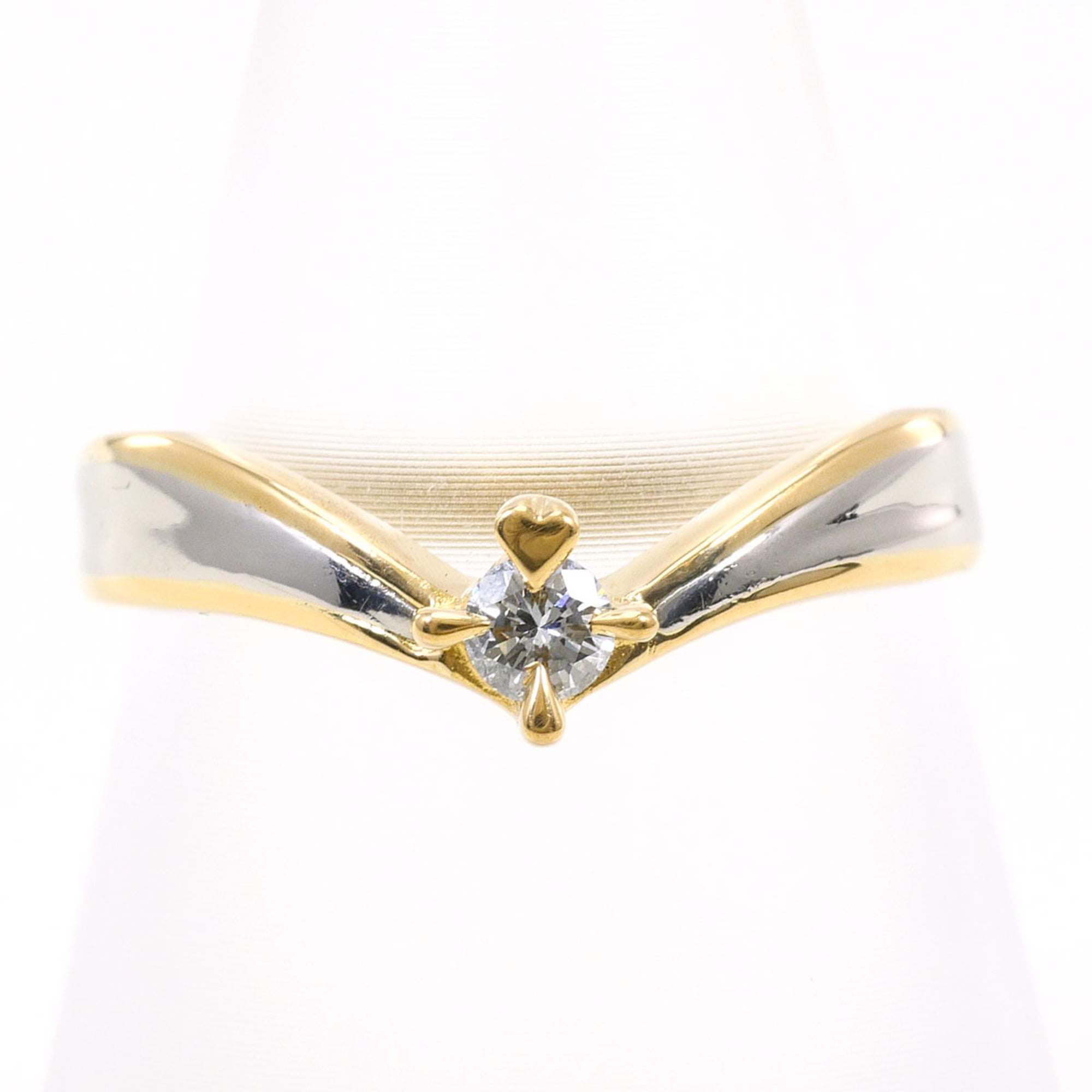 Unbranded Platinum Yellow Gold Yellow Gold (18K) Platinum 900 Band Ring (Pre-Owned)