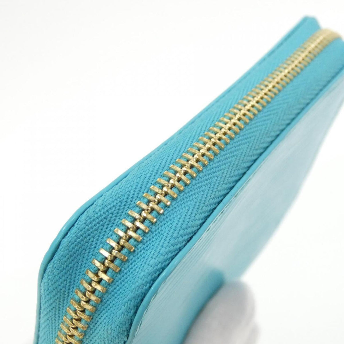 Louis Vuitton Blue Leather Coin Purse/Coin Case (Pre-Owned)