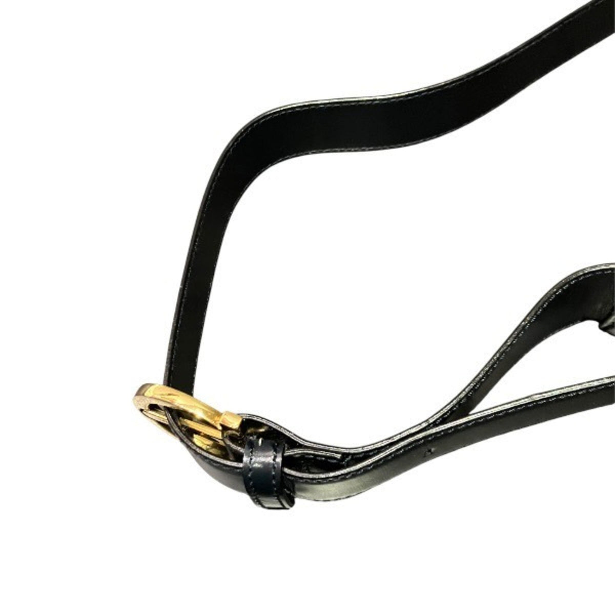 Salvatore Ferragamo Black Leather Shoulder Bag (Pre-Owned)