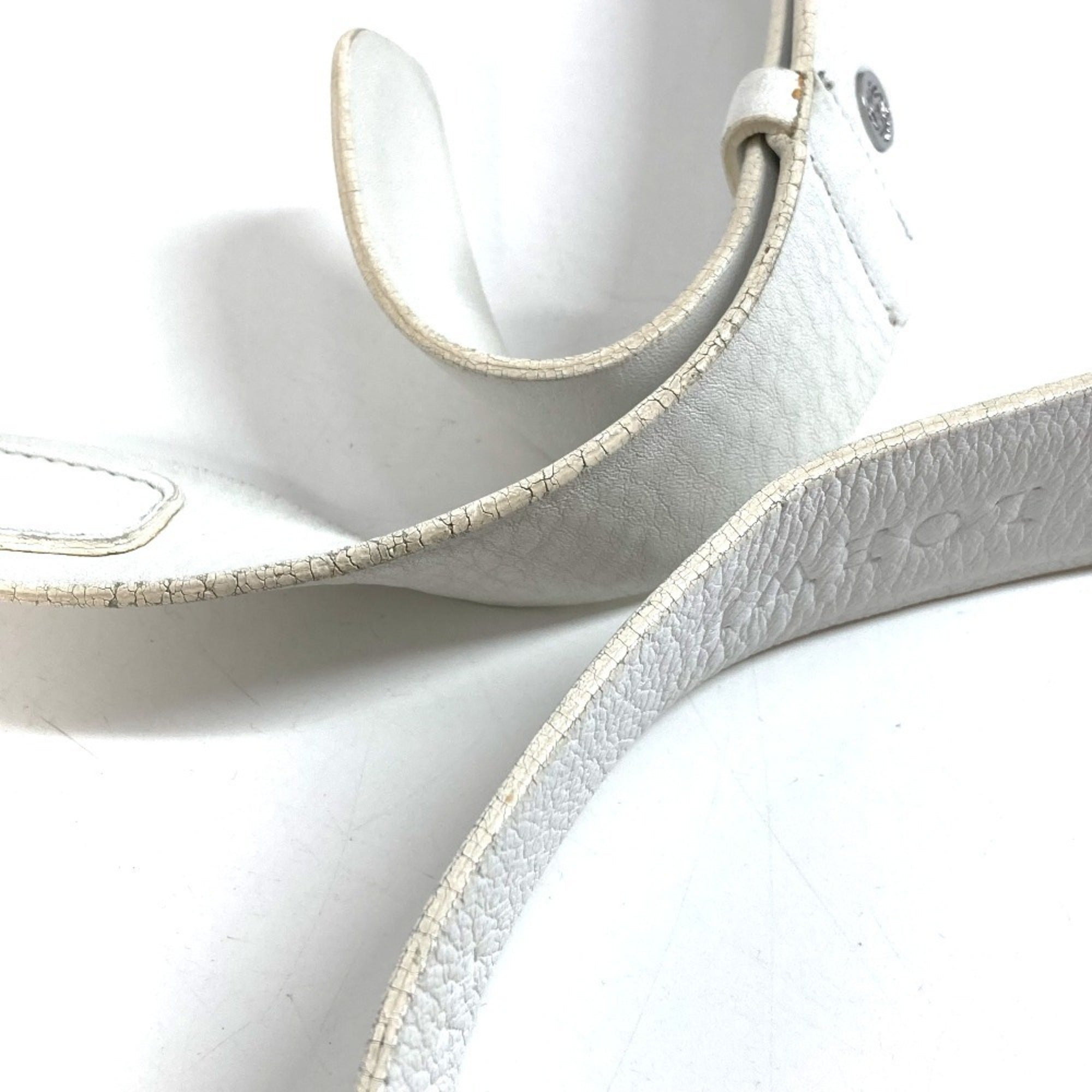 Loewe Black White Leather Pvc Pochette Shoulder Bag (Pre-Owned)