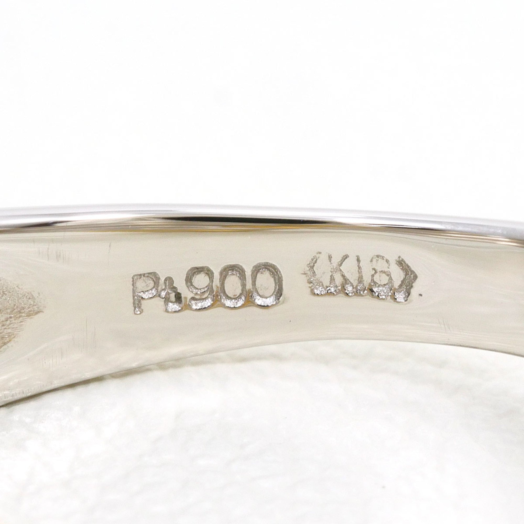 Unbranded Platinum Yellow Gold Yellow Gold (18K) Platinum 900 Band Ring (Pre-Owned)