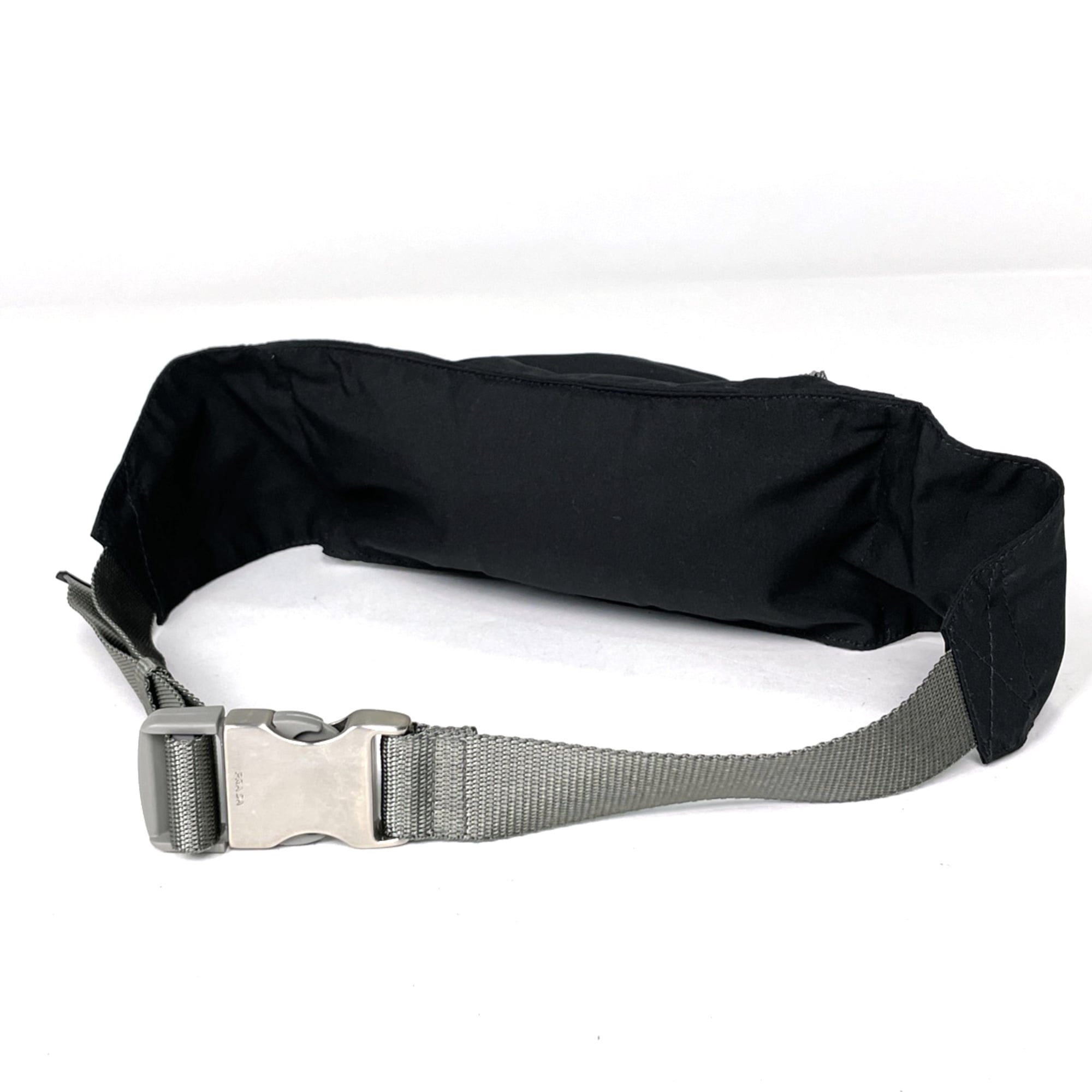 Prada Black Polyester Elastane Fanny Pack Sling Bag (Pre-Owned)