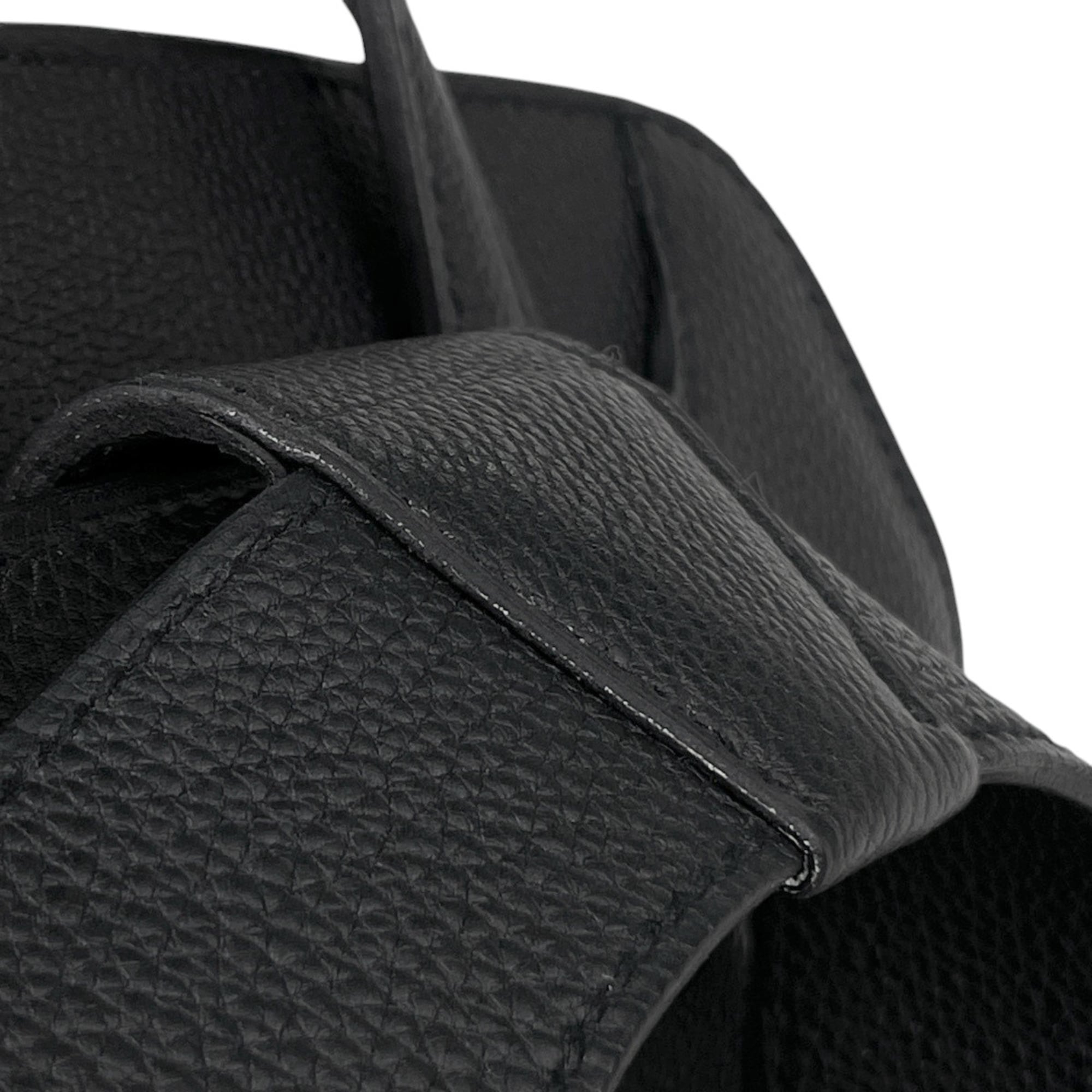 Hermes Black Togo Leather Backpack (Pre-Owned)