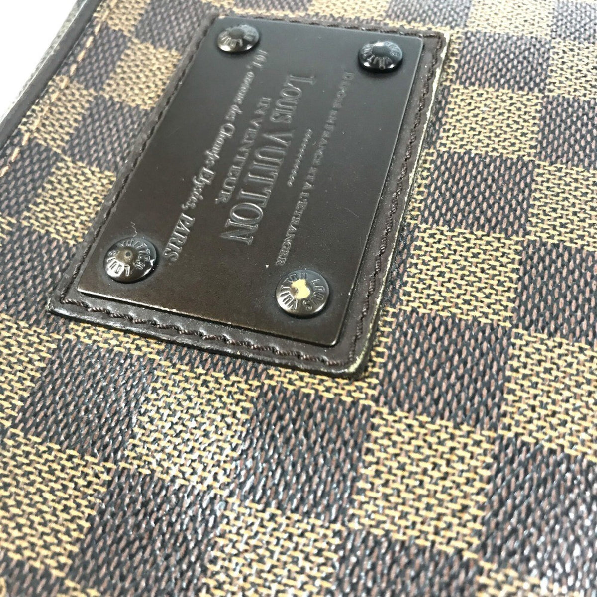 Louis Vuitton Damier Brown Ebene Damier Canvas Shoulder Bag (Pre-Owned)