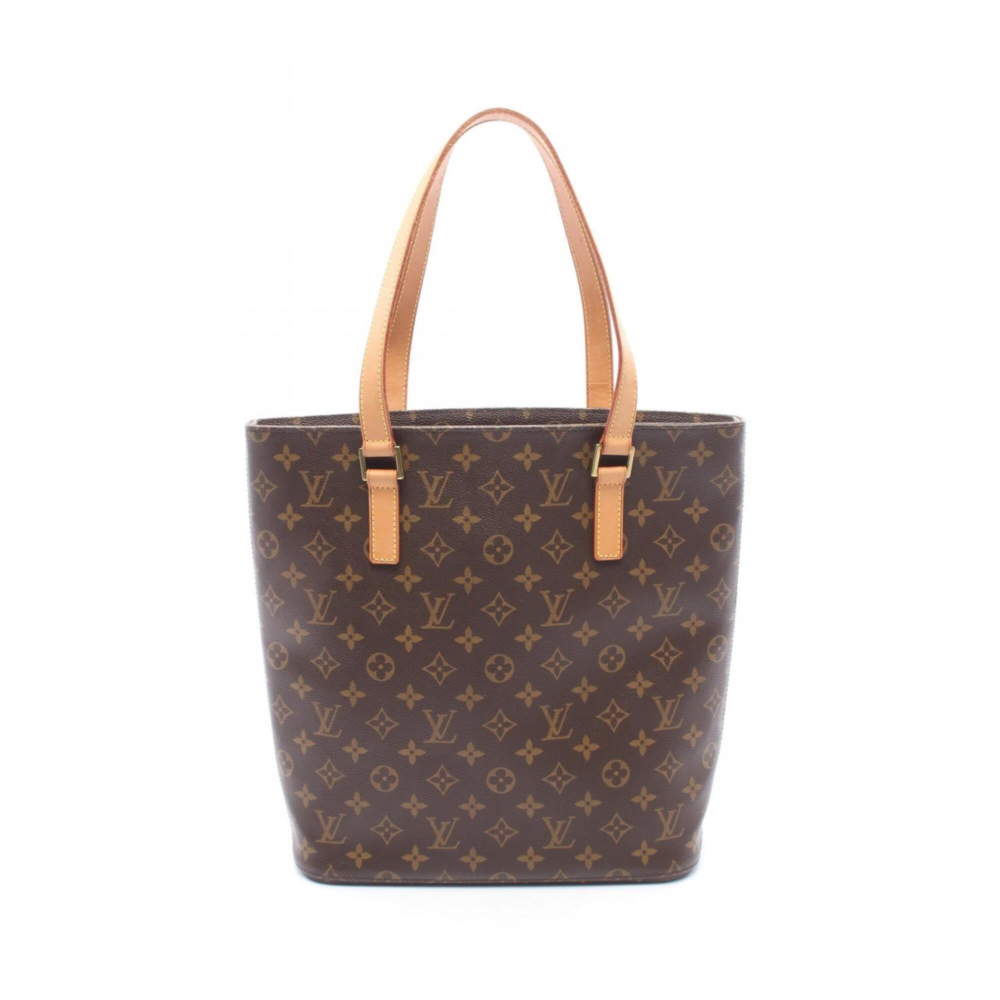 Louis Vuitton Brown Coated Canvas Pvc Monogram Leather Handbag Tote Bag (Pre-Owned)